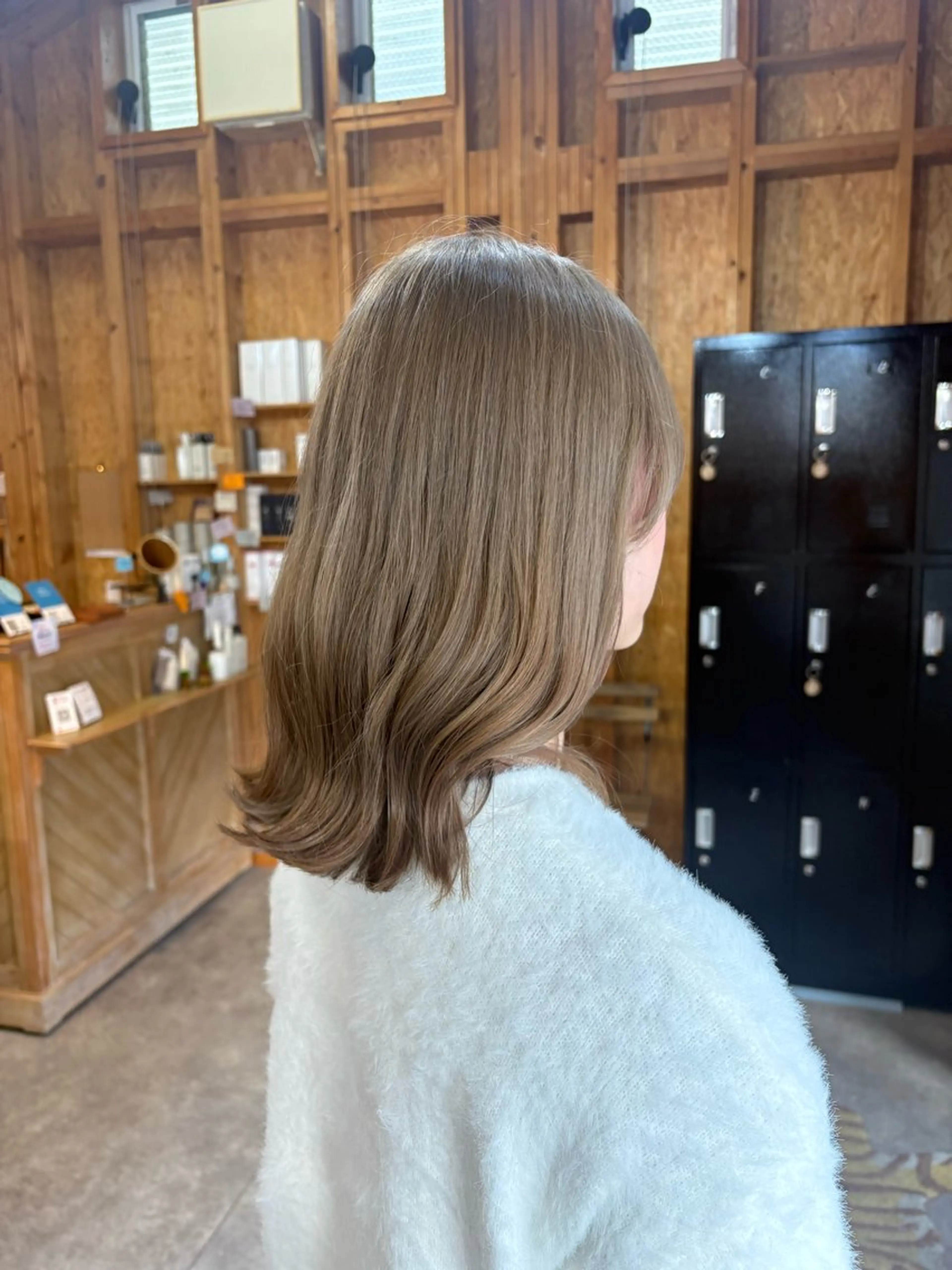 カラー ヘアカラー まろみ暖色×ボブ ×chia🕯のヘアスタイル
