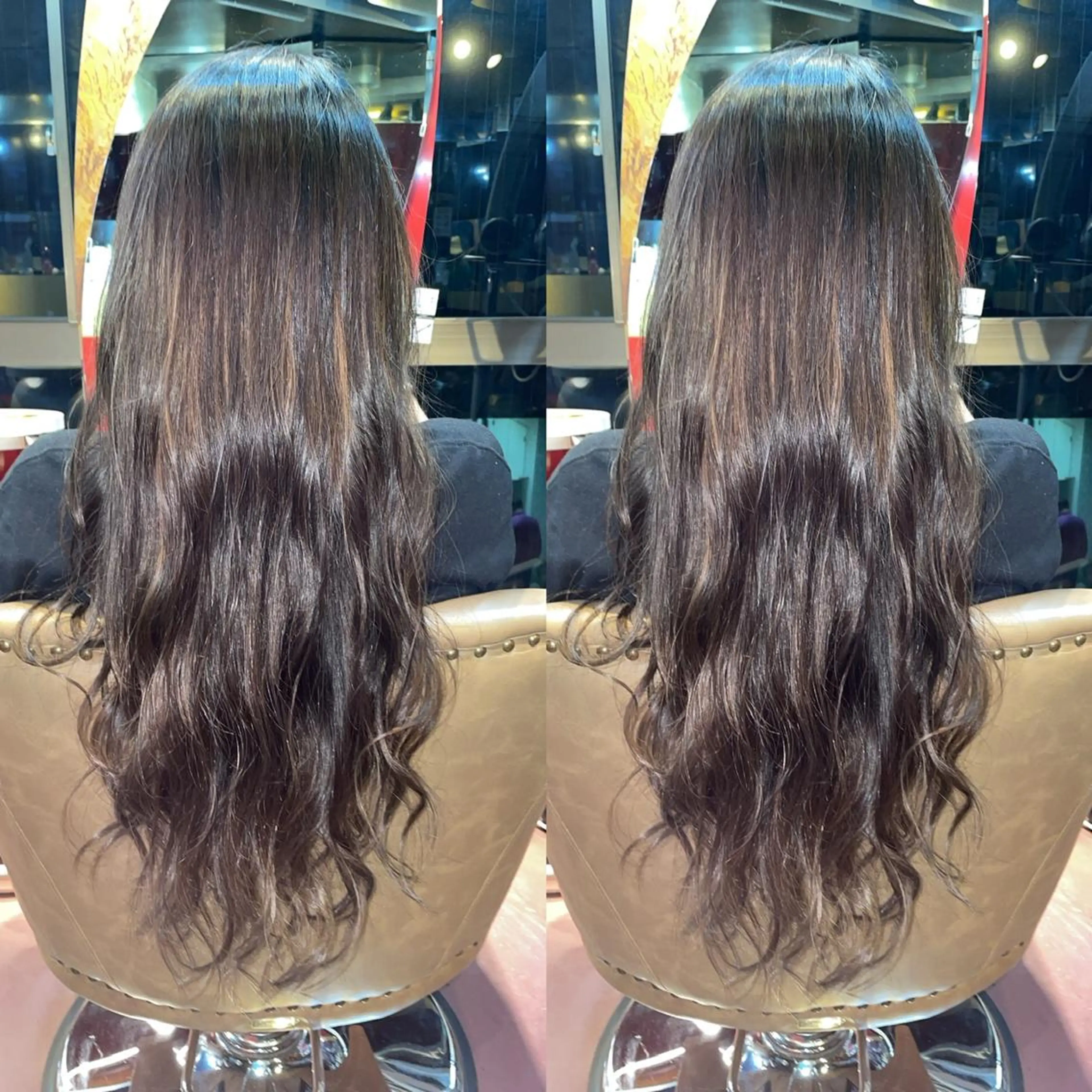 ロング カラー ブラウンカラー グレージュ トリートメント 👑派手髪/カット 👑ANRYのヘアスタイル