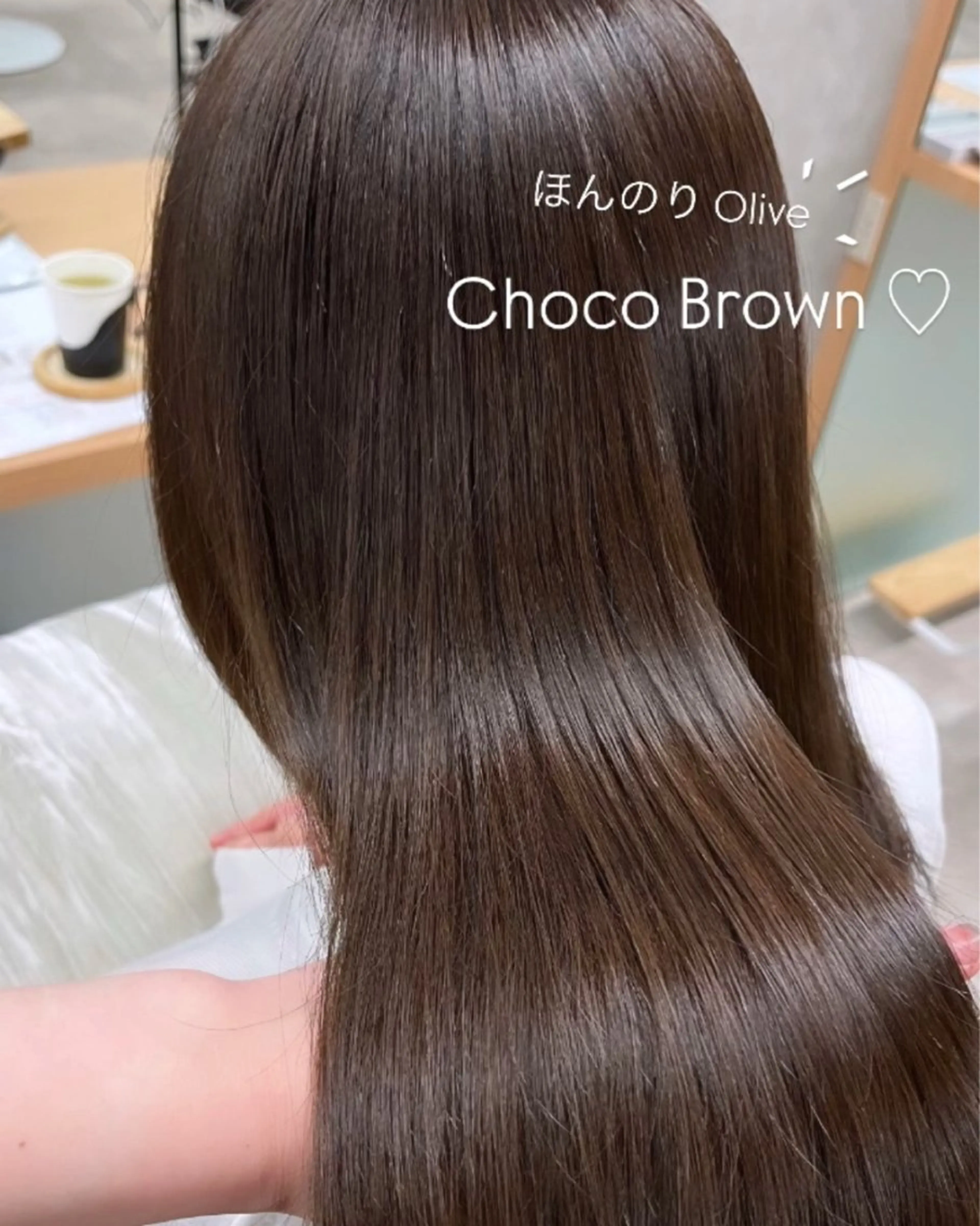 ロング カラー ブラウンカラー ヘアカラー 🩵KARIN 透明感カラー🩵のヘアスタイル