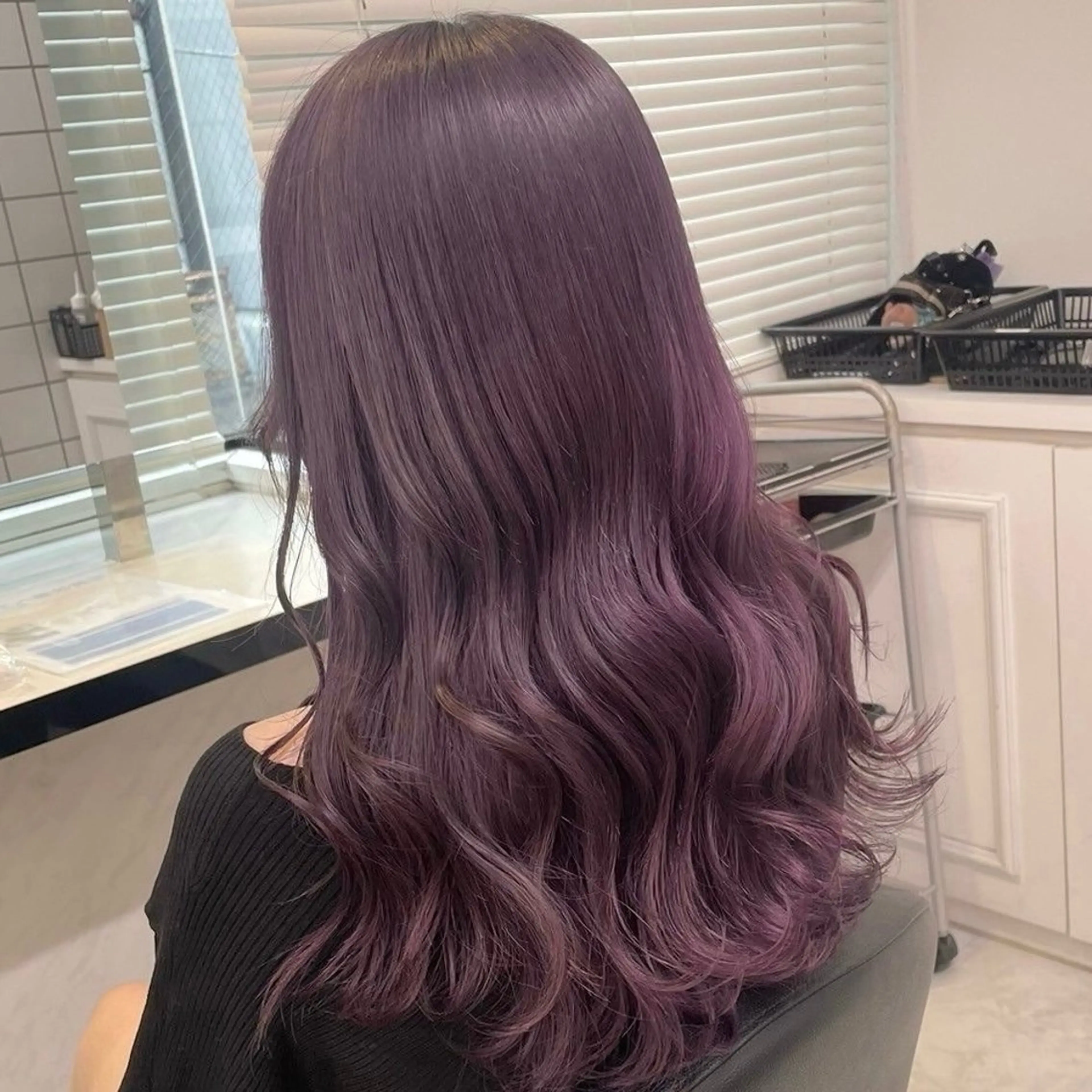 ミディアム カラー 🎀🧁ダメージレス 艶髪カラー🧁🎀のヘアスタイル