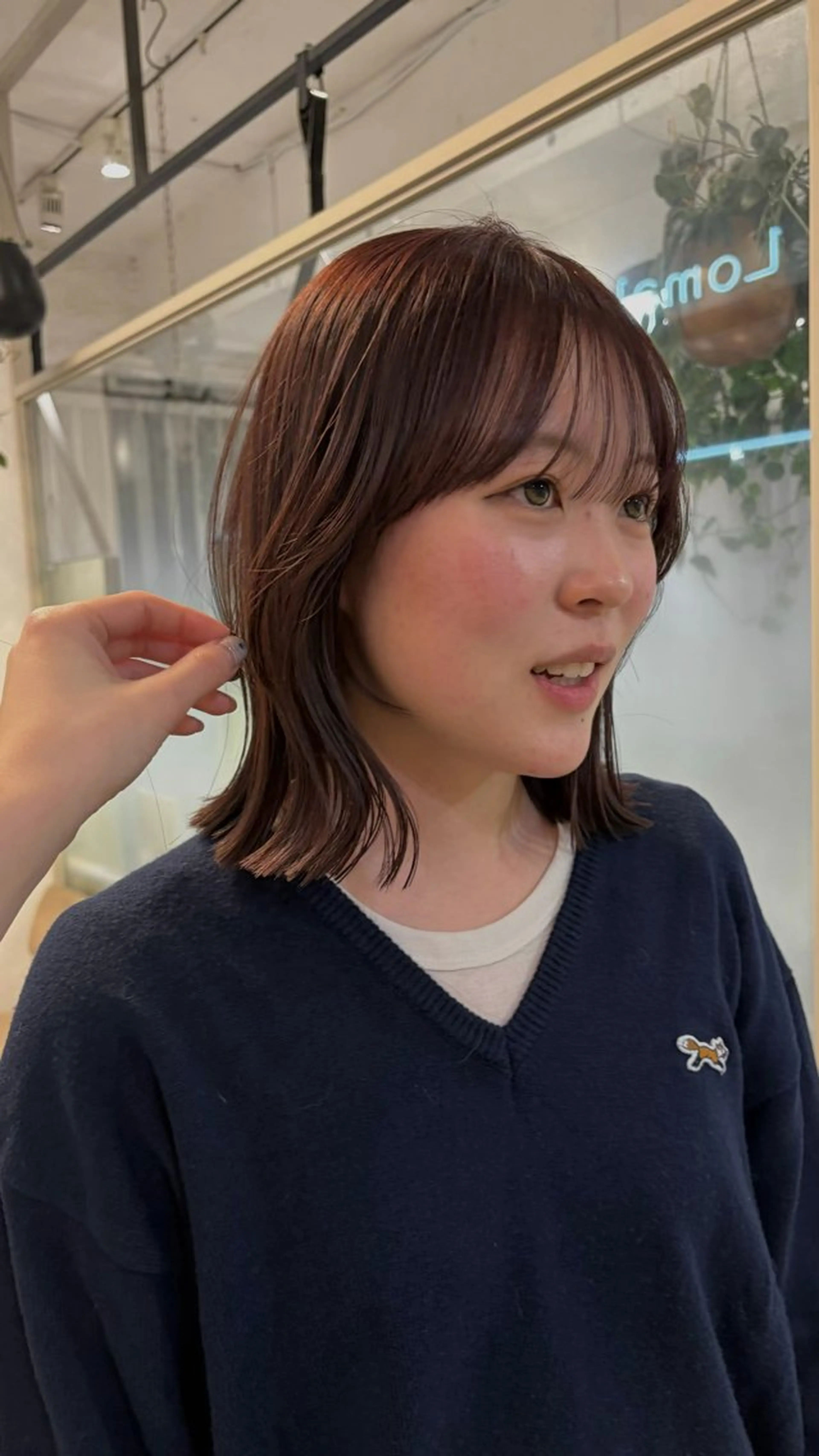 ミディアム カラー カット ヘアカラー じゅわっと暖色カラー 🍊Moemiのヘアスタイル