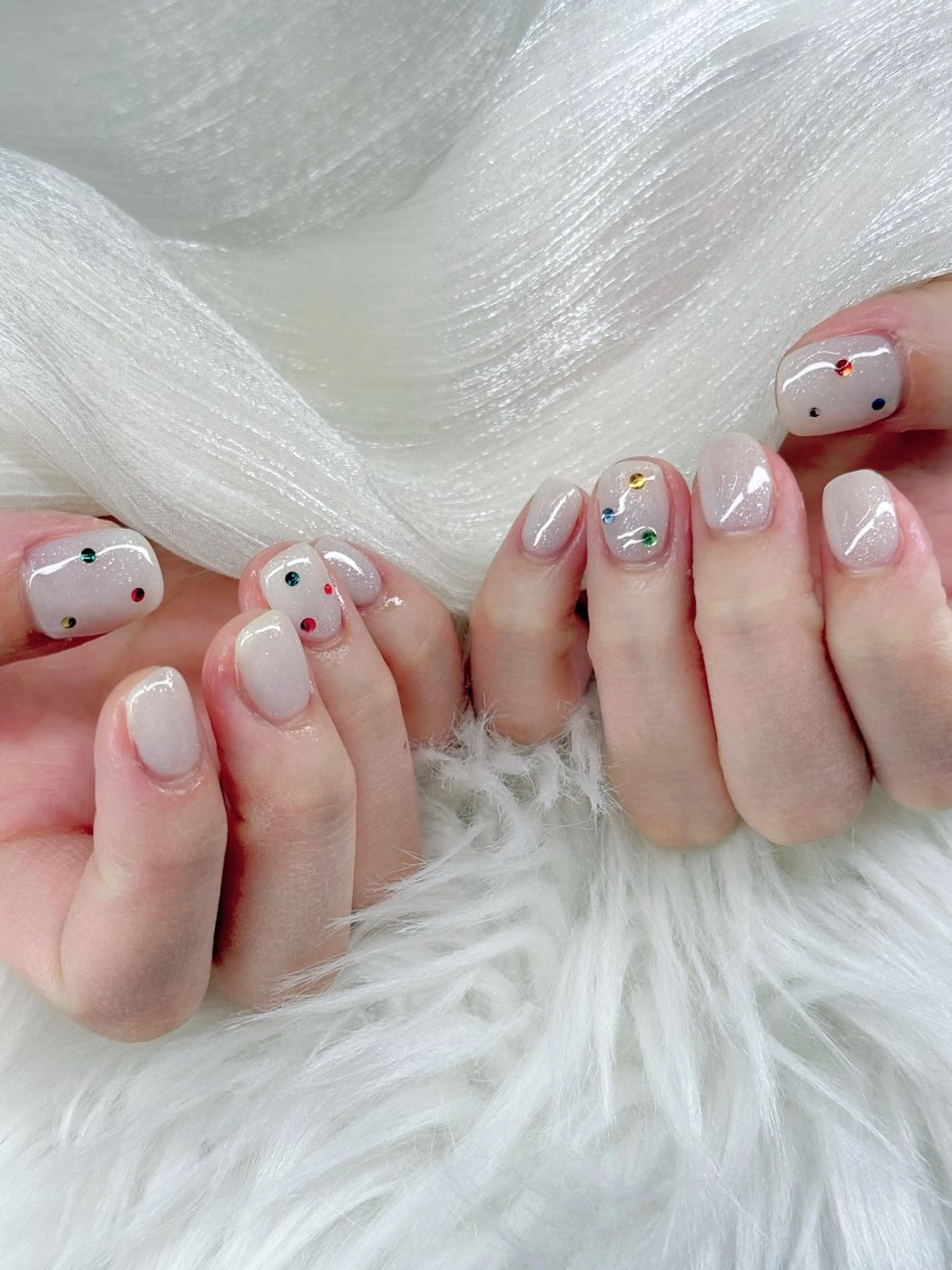 ネイル ハンドネイル Agate miku🎀‧₊のネイルデザイン