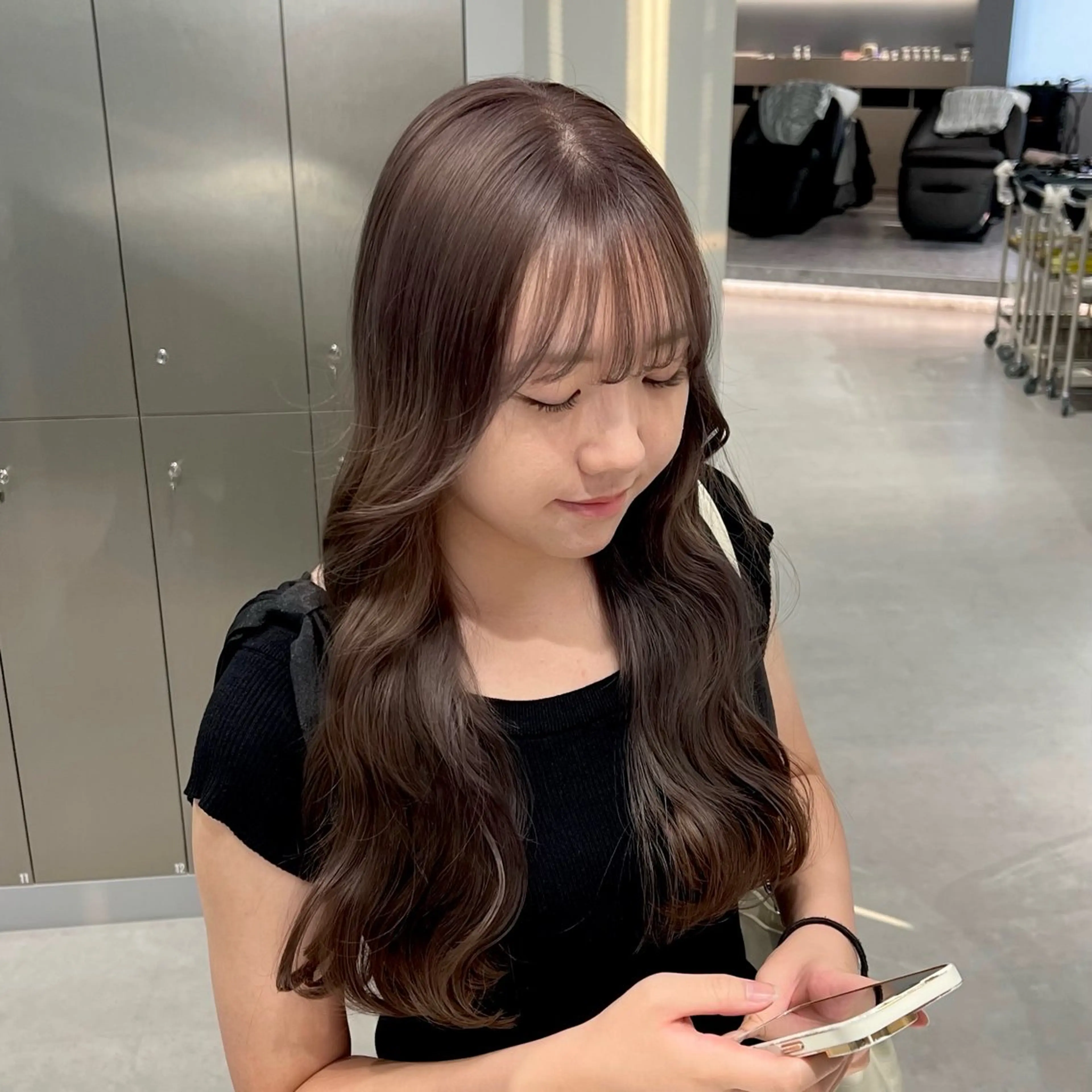 ロング ゆみ／ lei miuのヘアスタイル