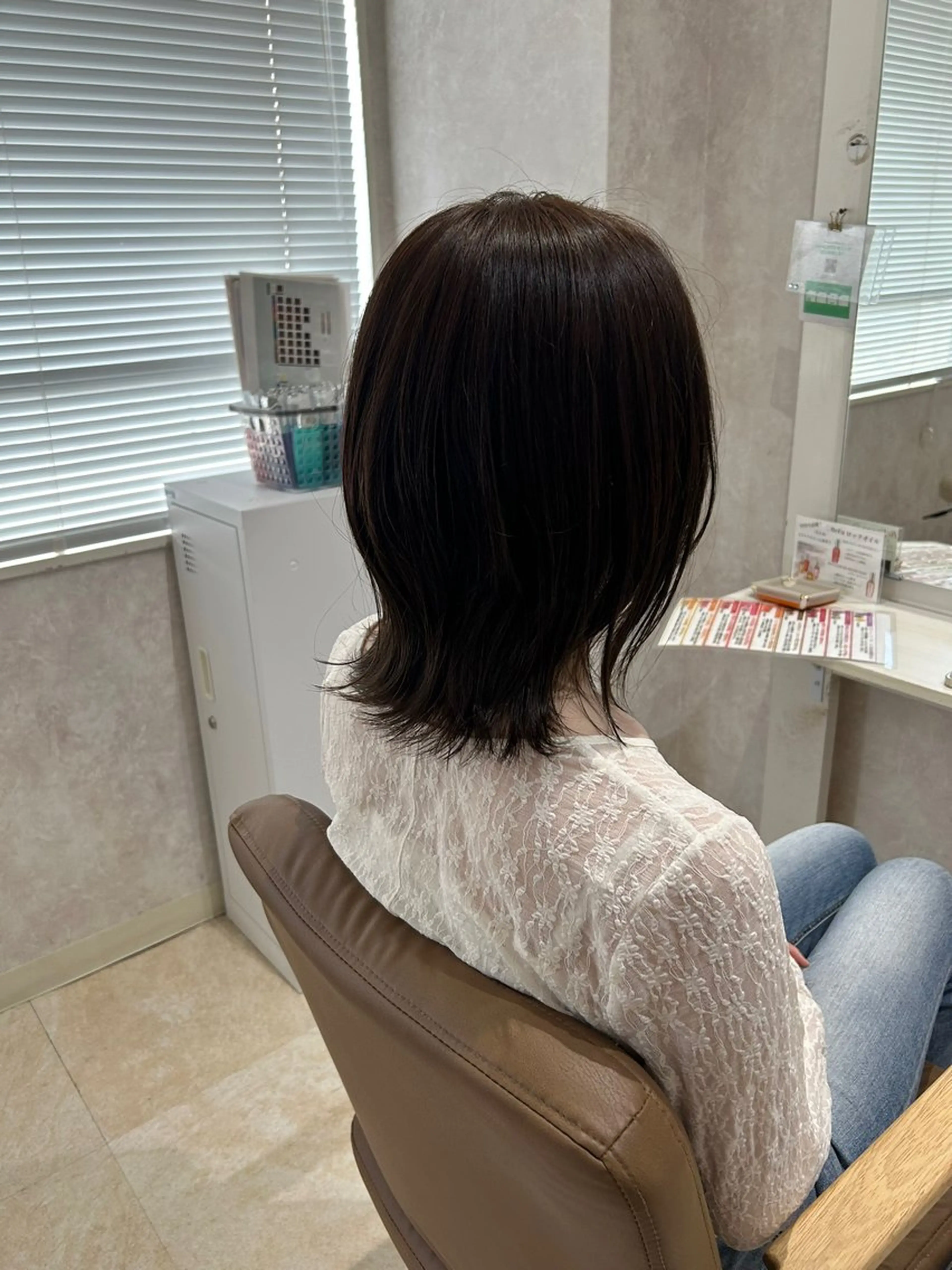 ミディアム カラー カット ヘアカラー トリートメント ヘアセット 💙まこと💙艶 カラー(Rico)のヘアスタイル