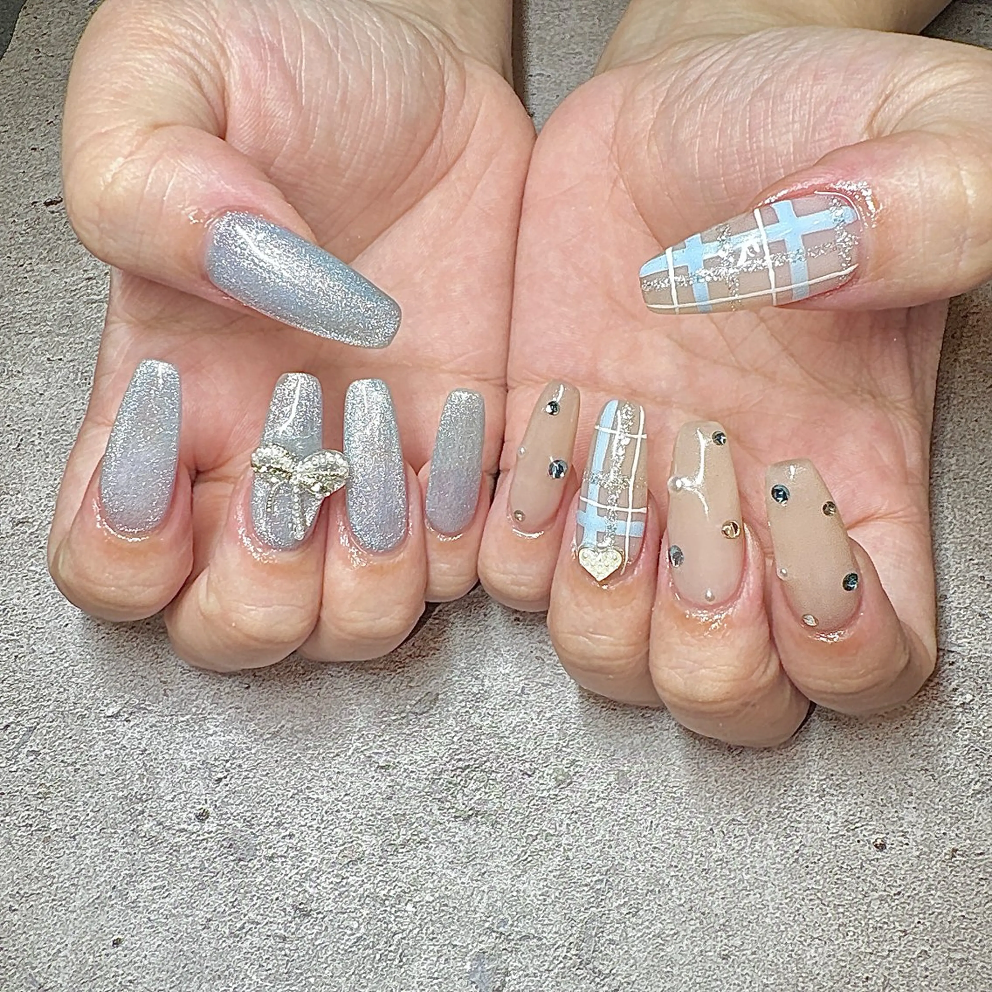 ネイル ジェルネイル ハードジェル スカルプネイル ワンホンネイル しば まなみのネイルデザイン