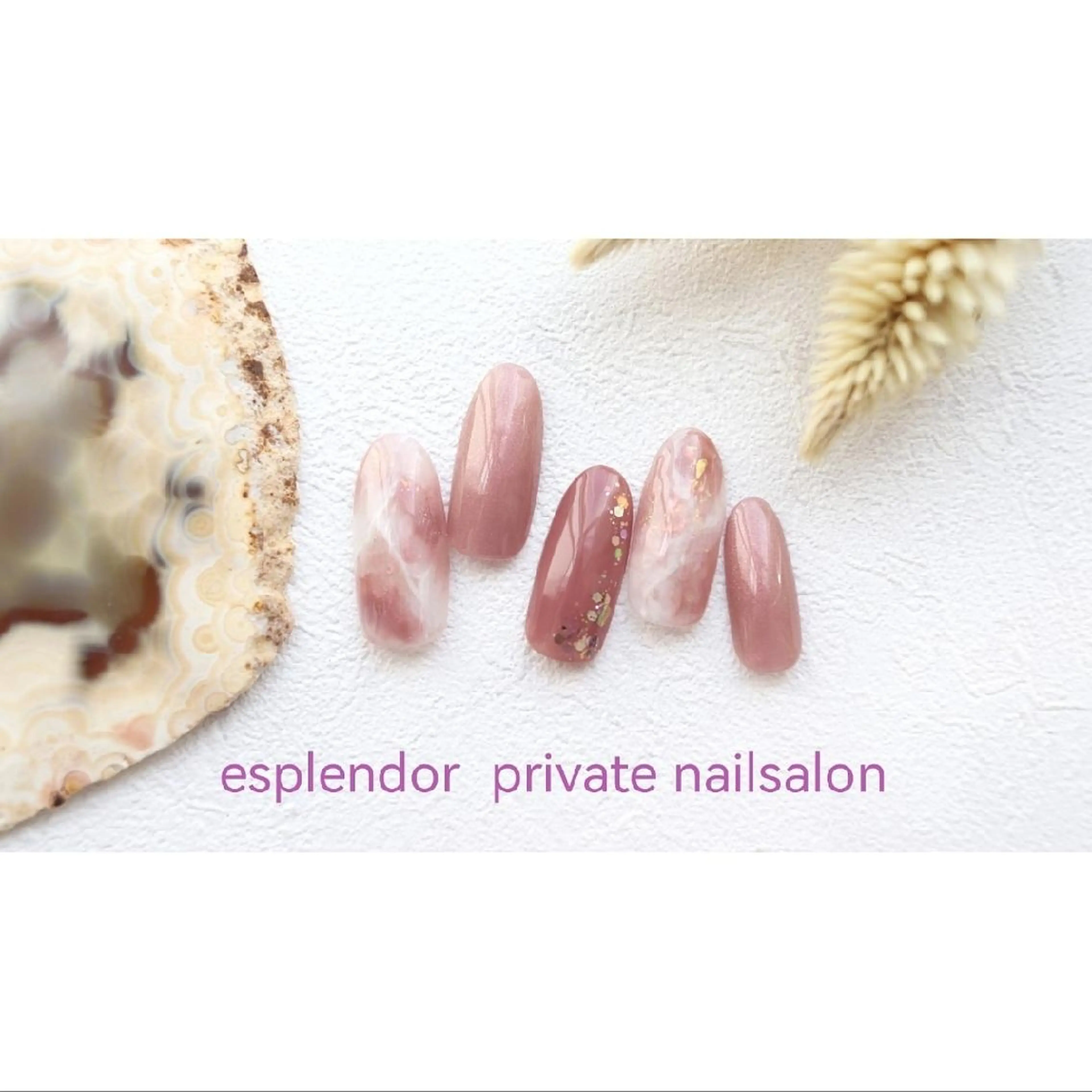 ネイル ニュアンスネイル 春ネイル esplendor  小野寺のネイルデザイン