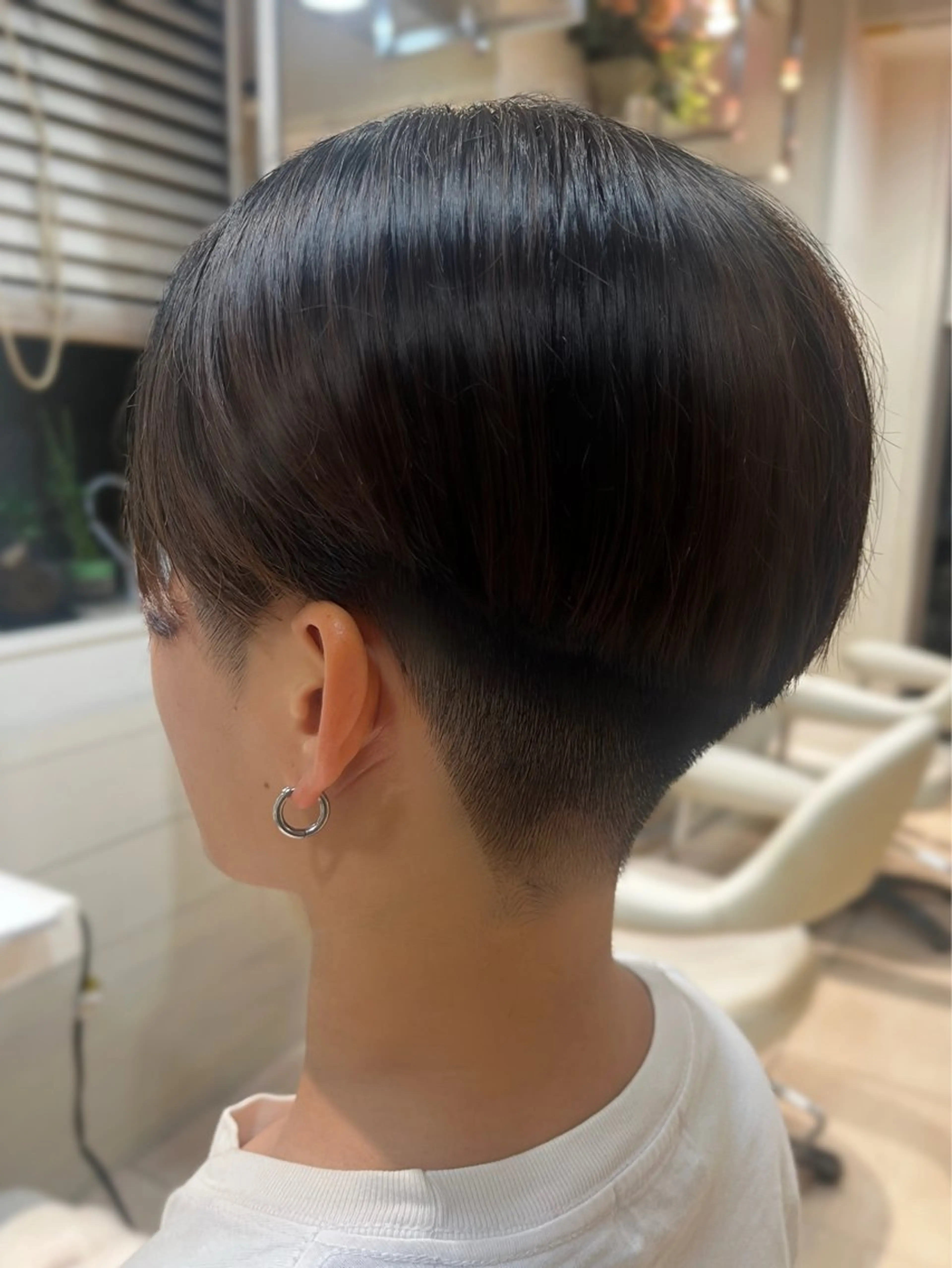 ショート ヘアアレンジ ショートヘア ️ちば🩵JILLE 恵比寿 透明感カラーのヘアスタイル