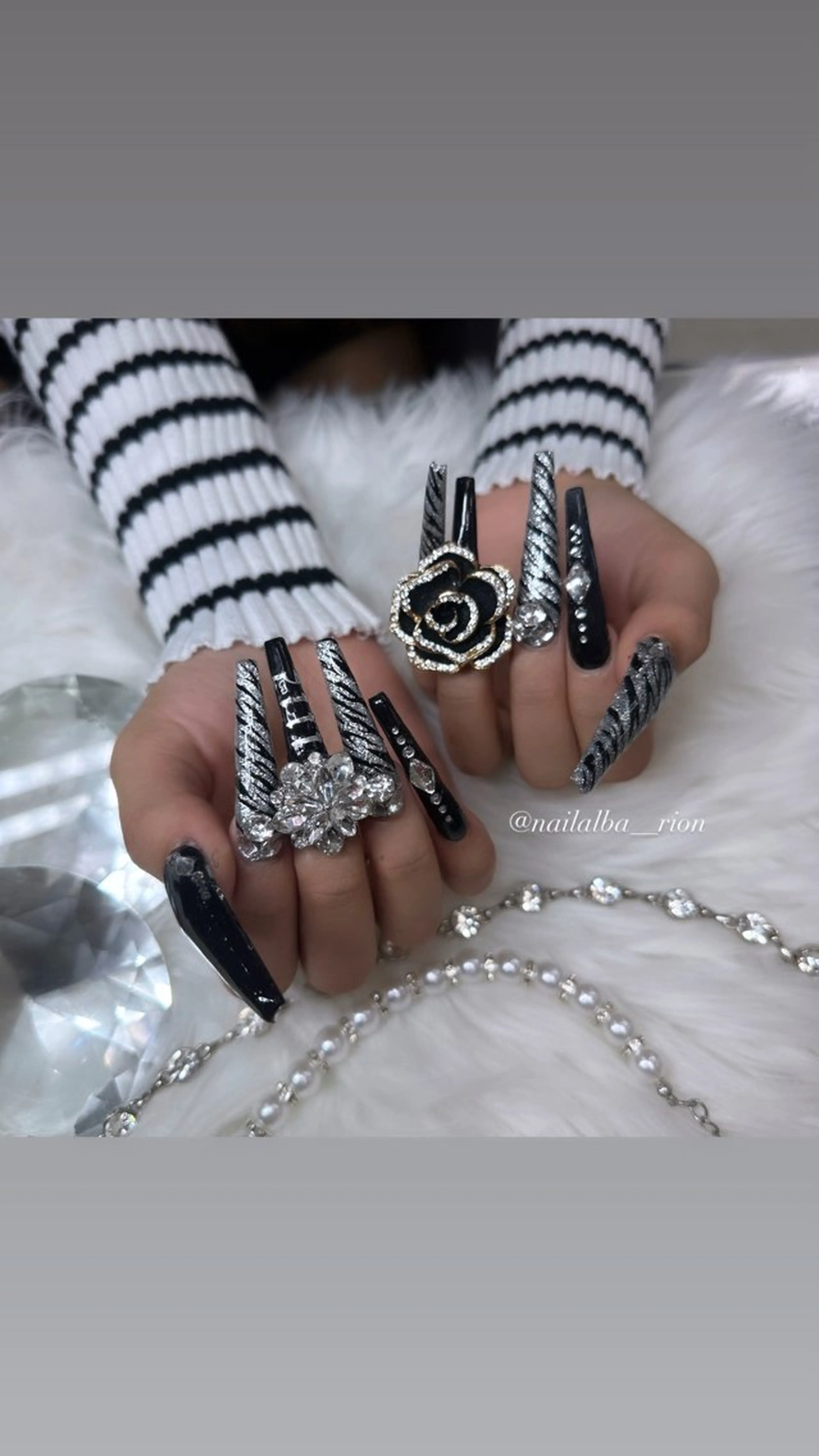 ネイル 加納 莉音のネイルデザイン