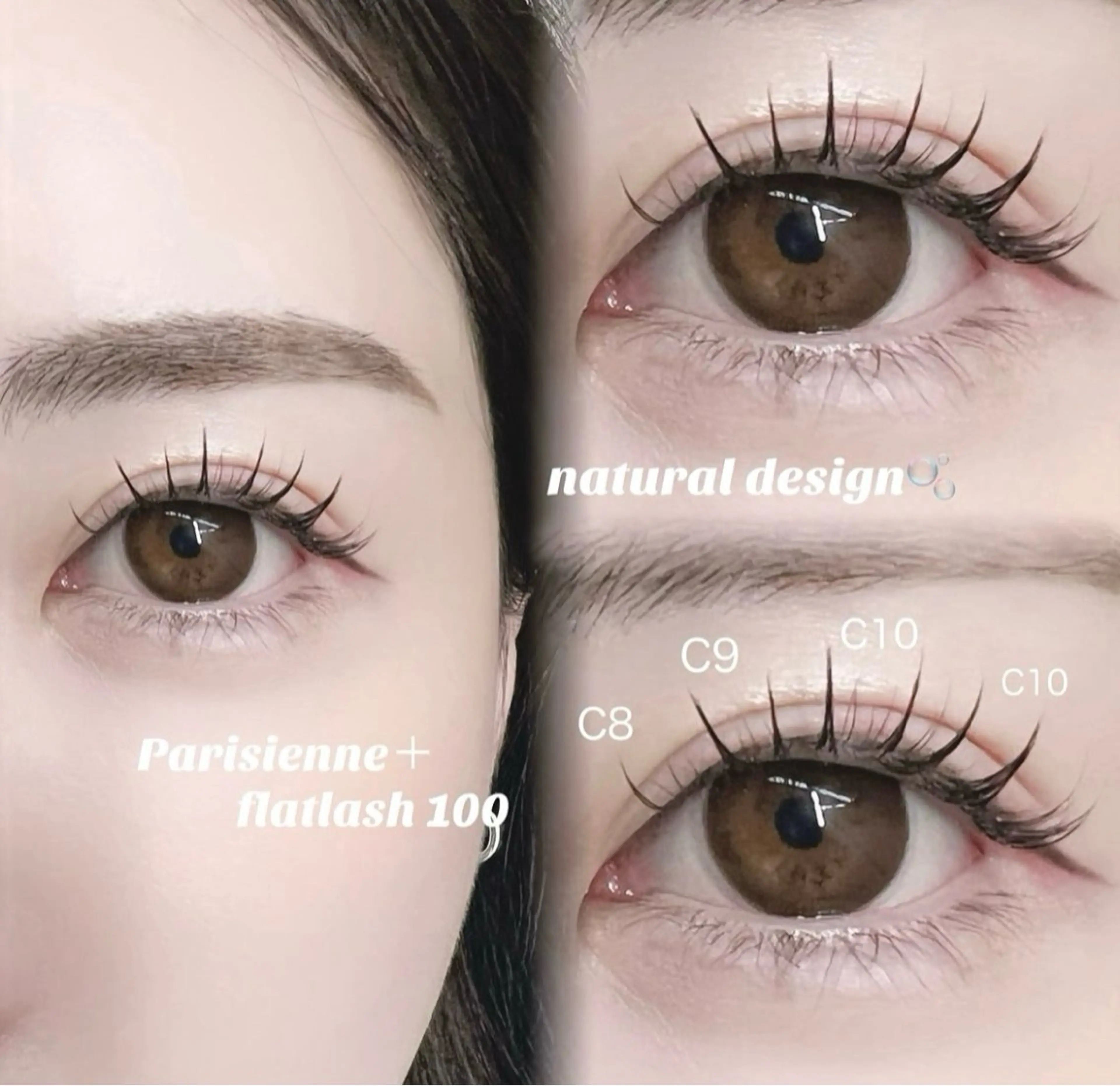 マツエク・マツパ miku .のマツエク・マツパデザイン