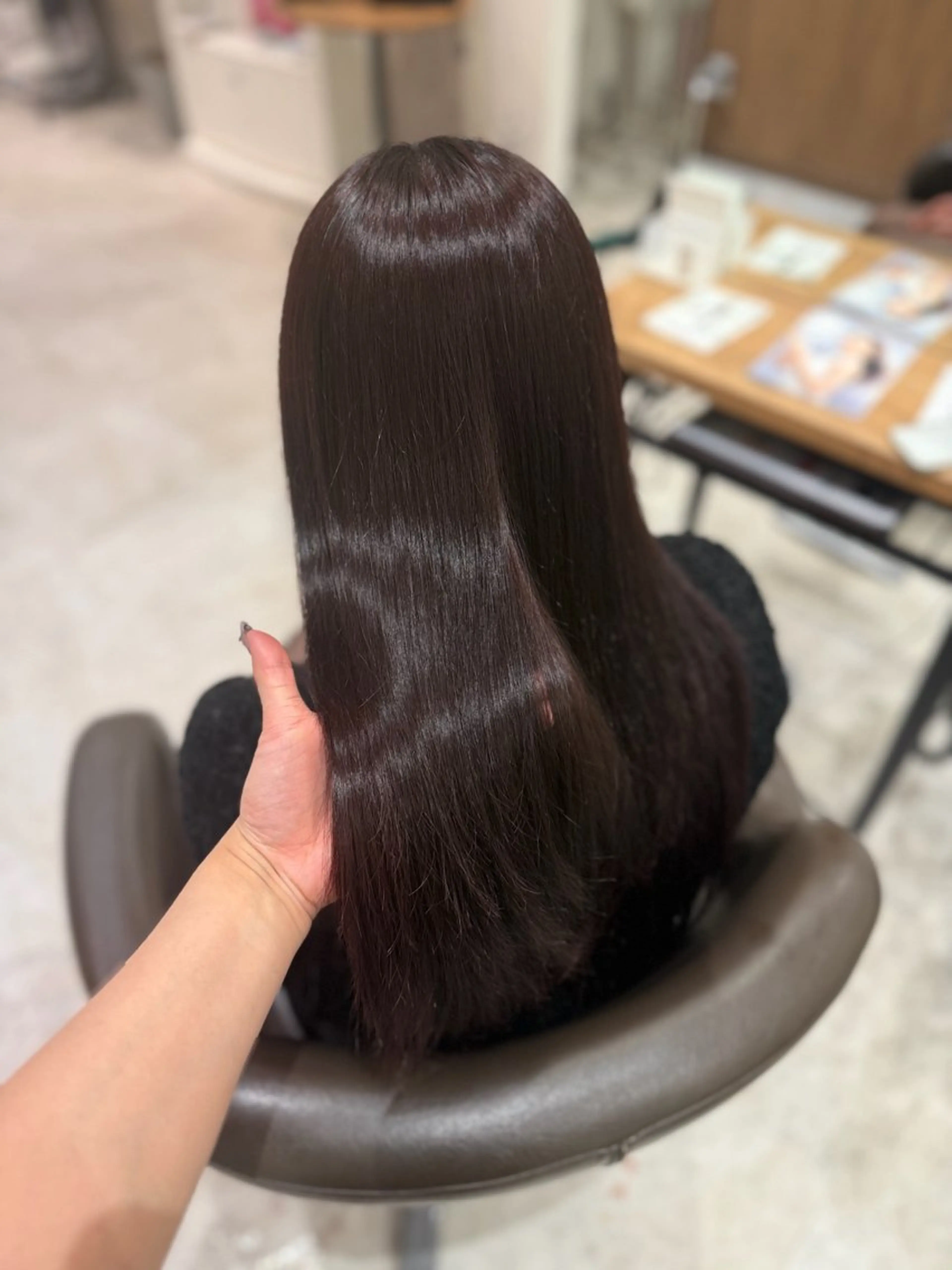 【minimo限定】カット+縮毛矯正+1step𝐀𝐮𝐣𝐮𝐚トリートメントの写真