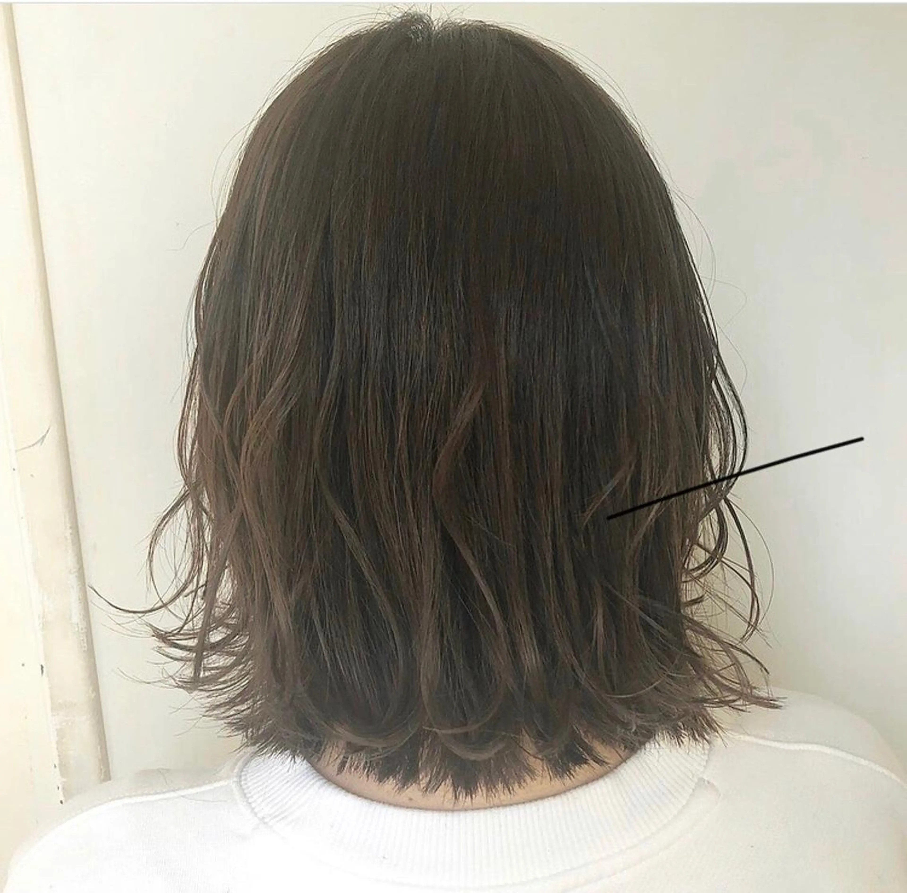 ミディアム カラー グレージュ 髪質改善サロン 梅田/ヨナミネのヘアスタイル