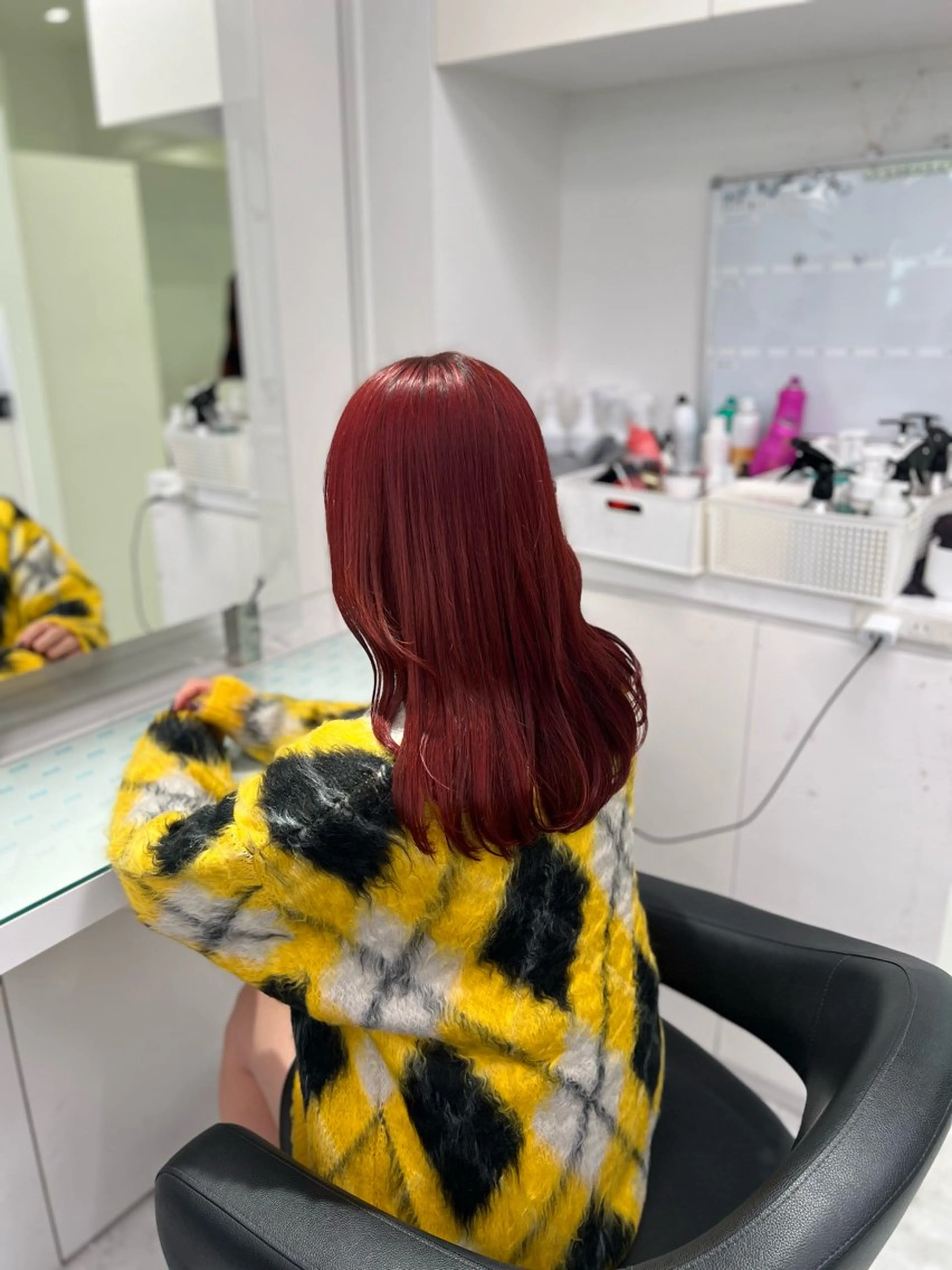 カラー ヘアカラー トリートメント ヘッドスパ ヘアセット ブリーチなし透明感 💗RYOTAのヘアスタイル