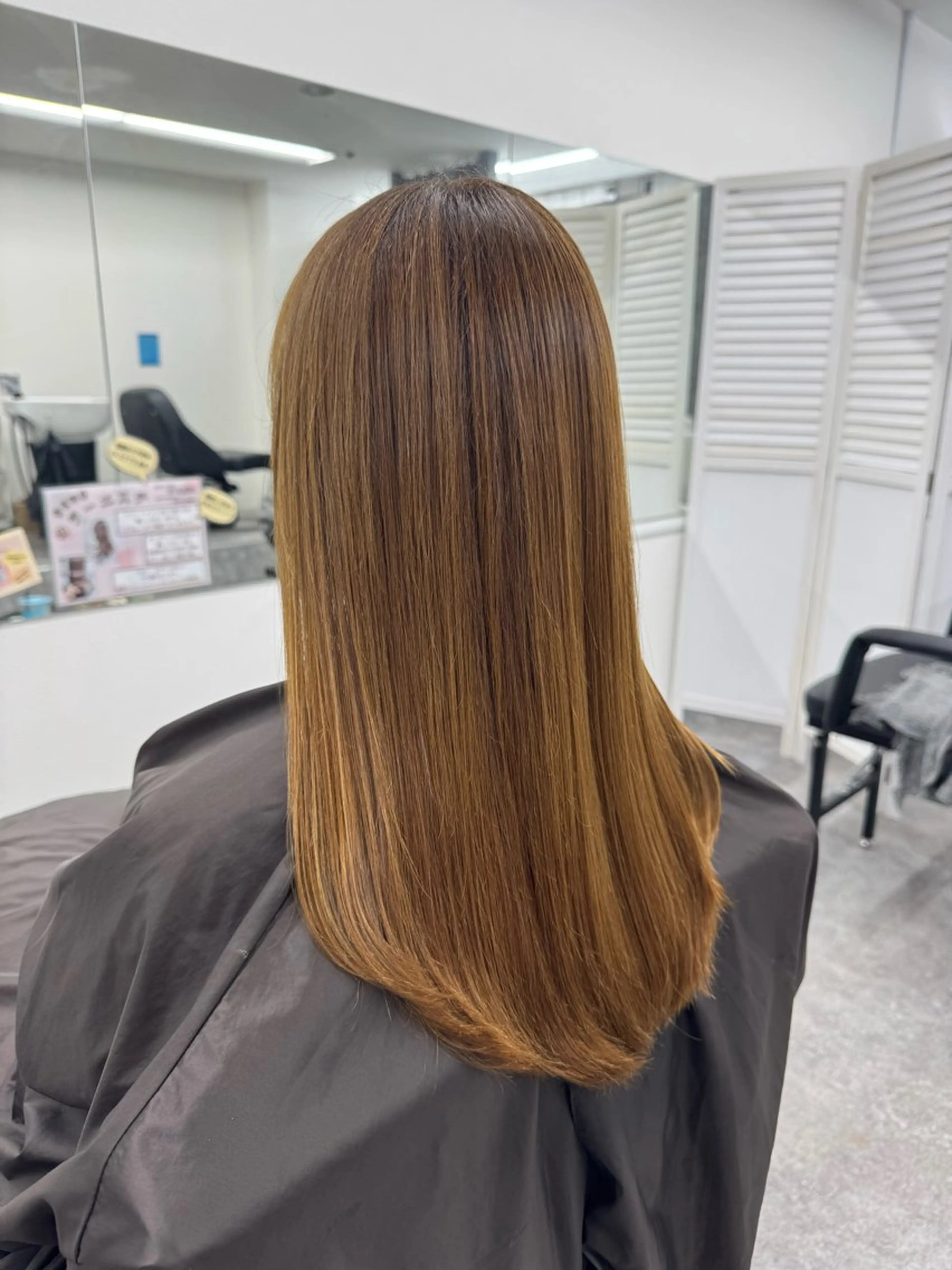 ミディアム 髪質改善 トリートメント 酸熱トリートメント 髪質改善メニュー 長井 美佐子のヘアスタイル