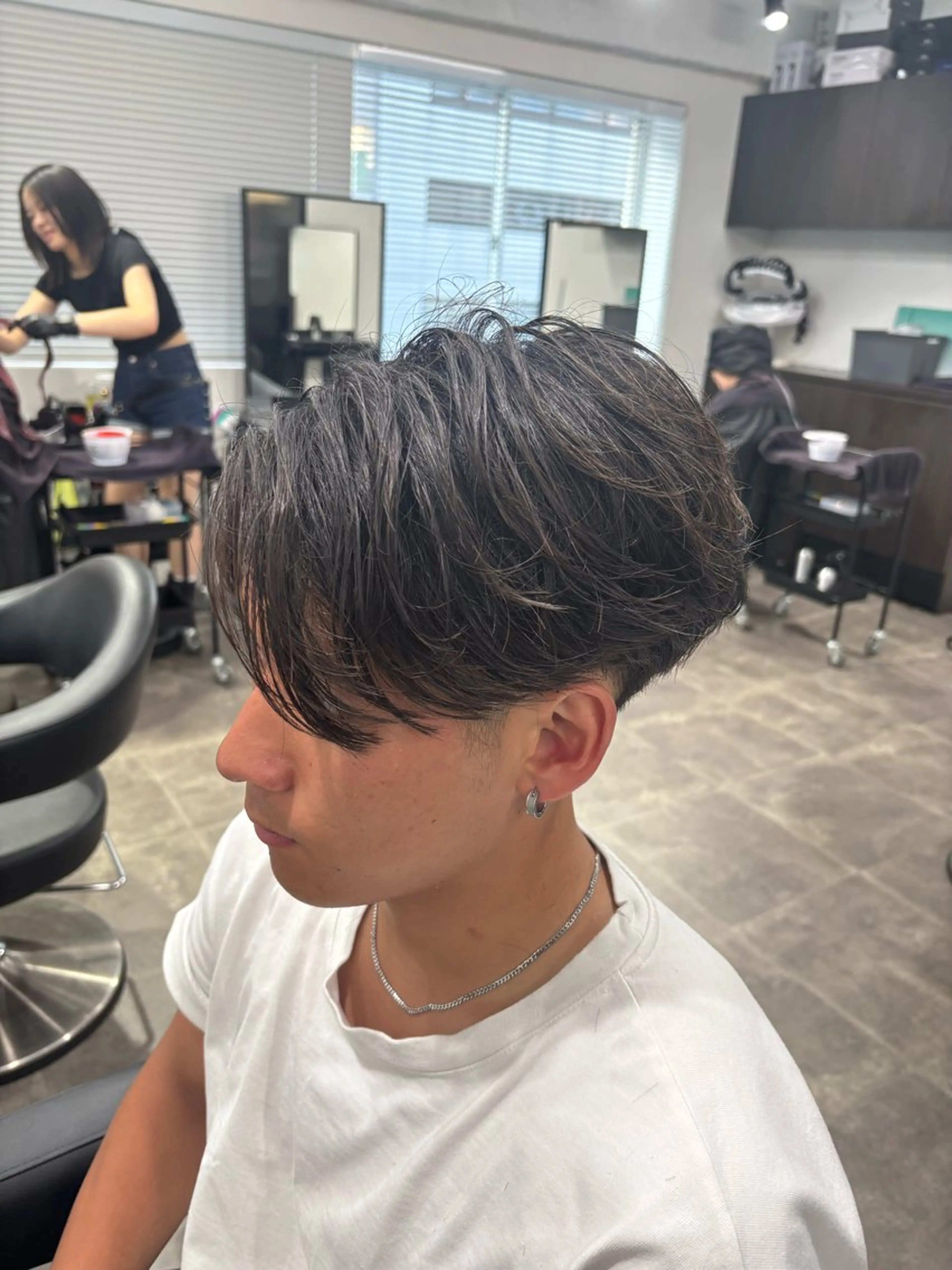 メンズ カット パーマ 🪽直毛男子の救世主 🪽フェザーパーマのヘアスタイル