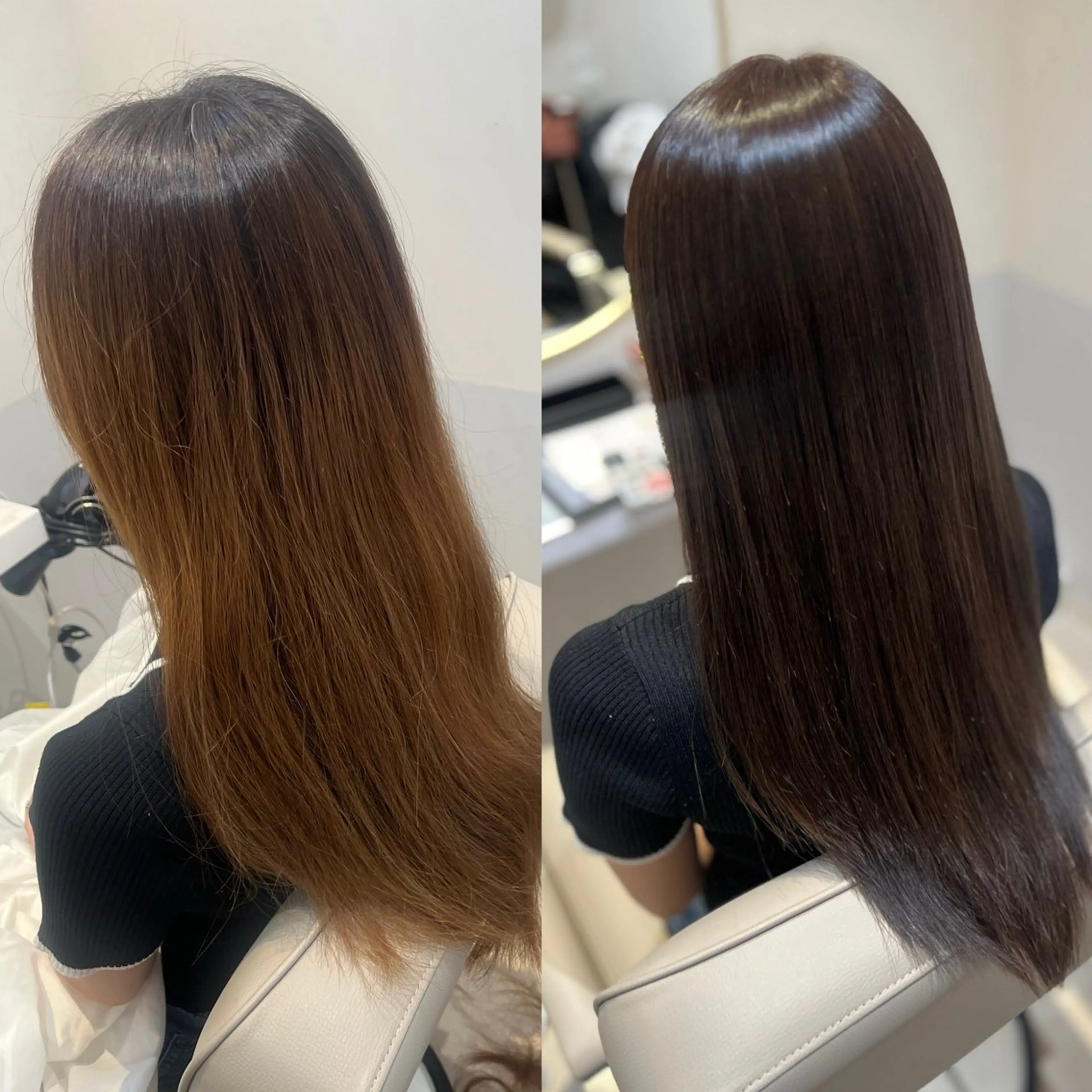 ロング ロングレイヤー レイヤーカット ロング 縮毛矯正 カット 縮毛矯正 トリートメント Eleanor枚方店 /梅木雄治のヘアスタイル