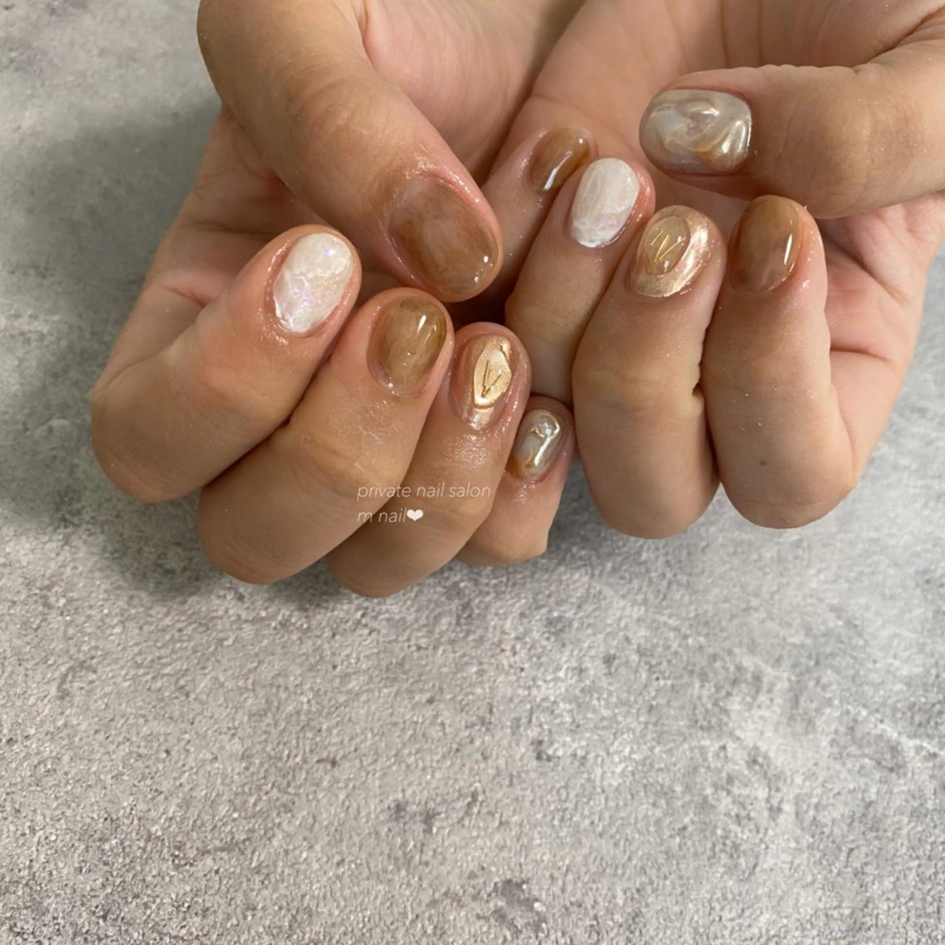 ネイル 持ち込み ハンドネイル 小河原 舞のネイルデザイン