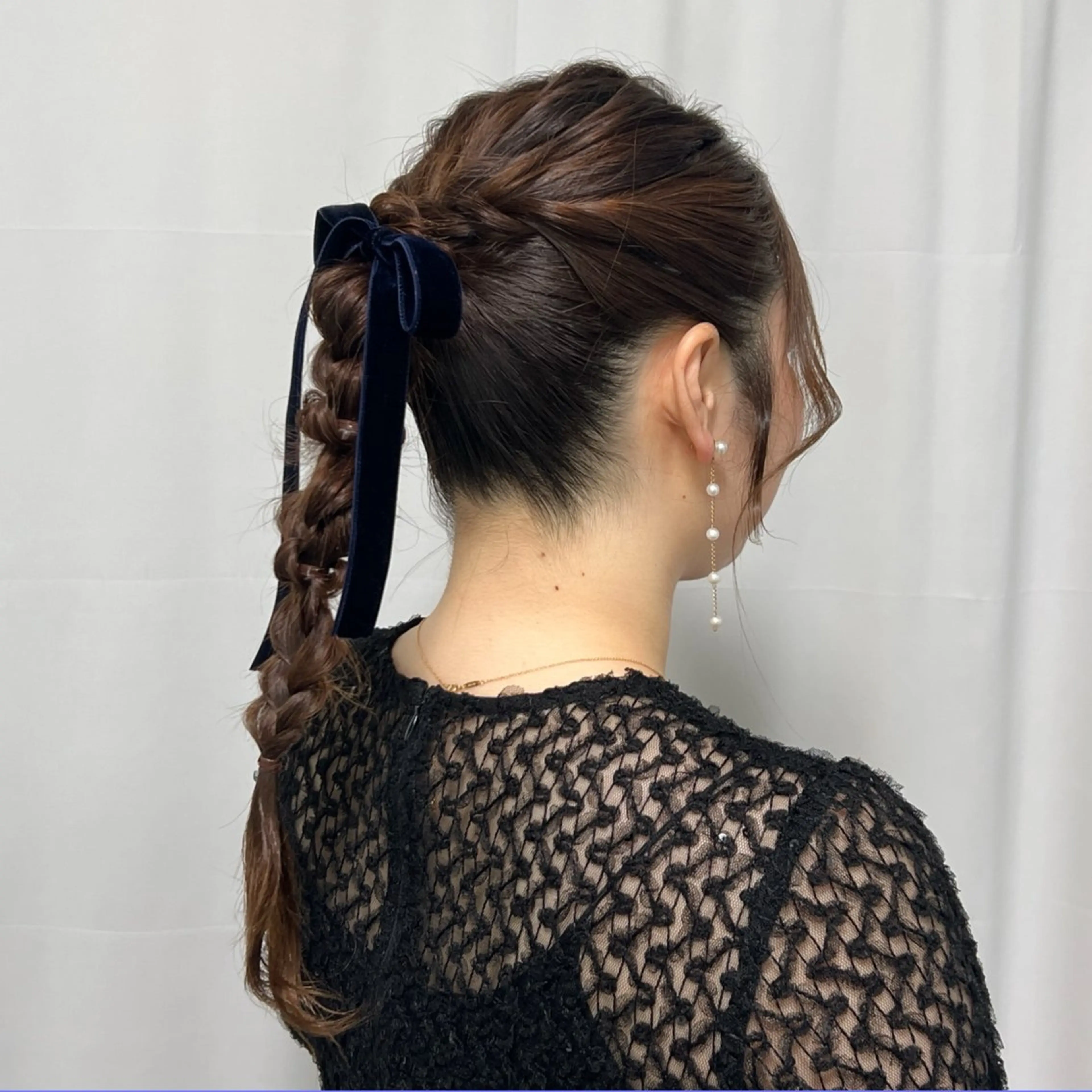 ヘアアレンジ ポニーテール ヘアセット CHATEAU TERRACE所属・リクエスト受付中🪞 CHATEAUのヘアスタイル