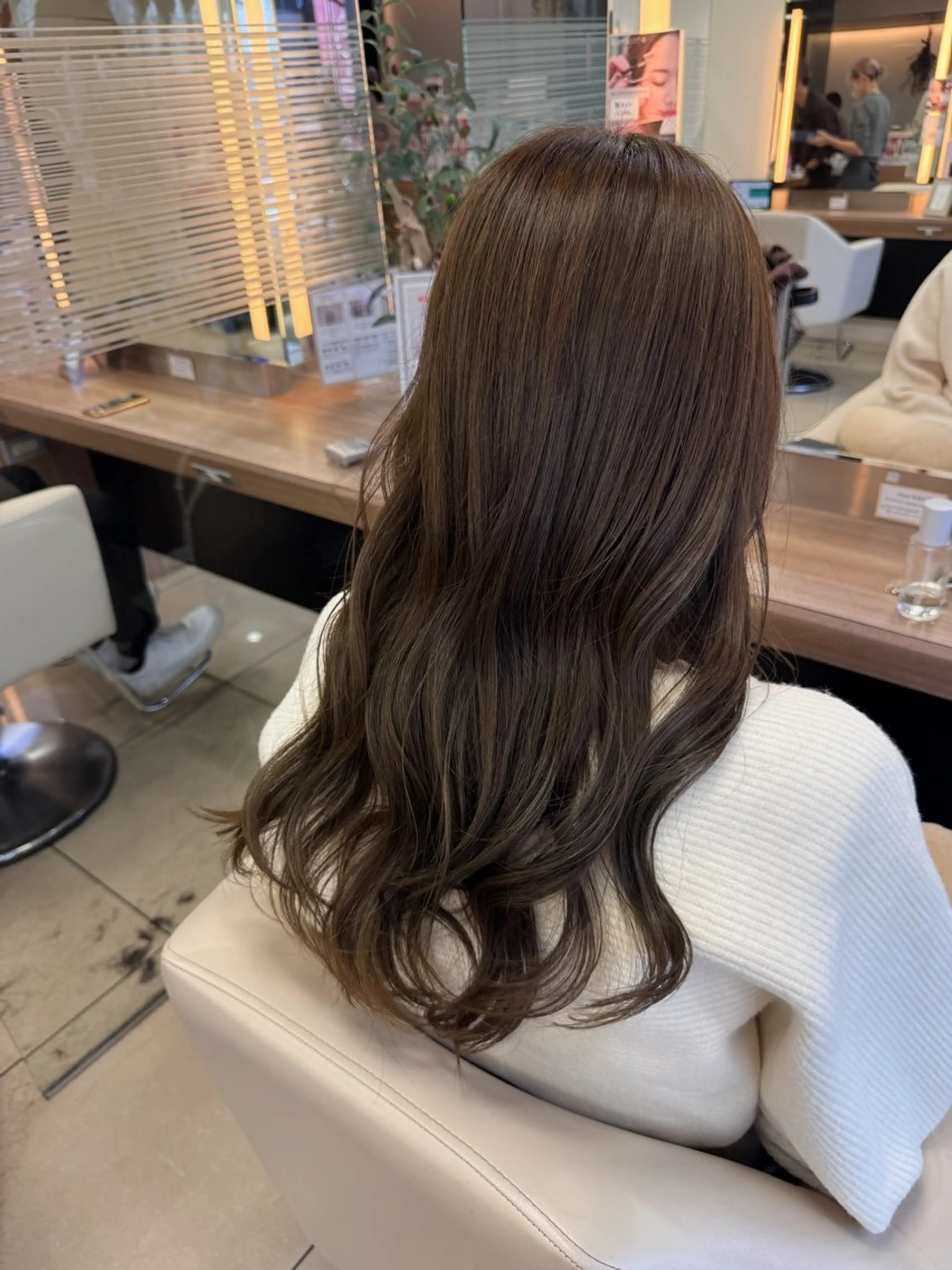 ロング カラー 海外ベージュカラー 茅ヶ崎/sakuraのヘアスタイル