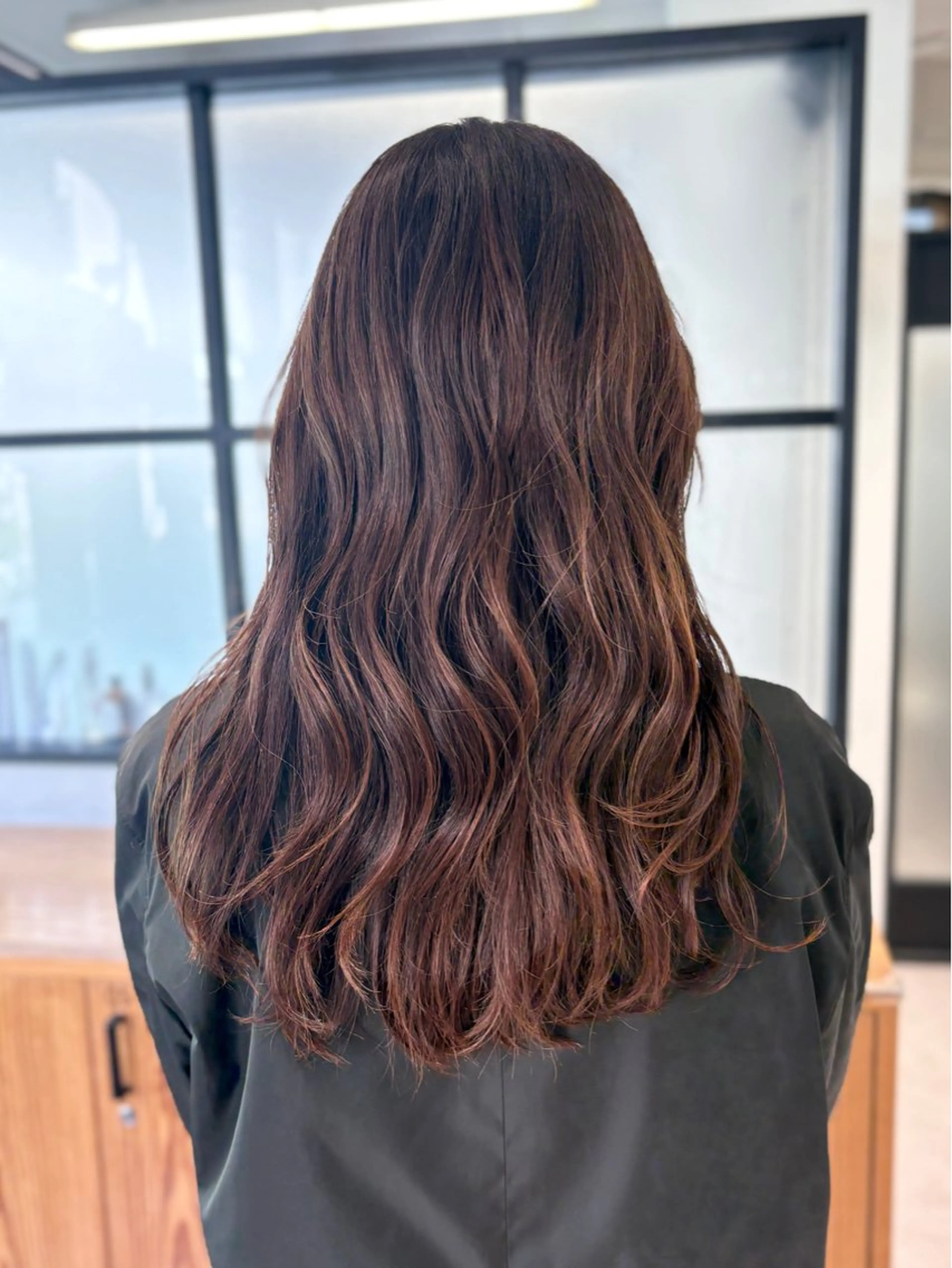 ロング カラー ハイライトカラー ハイライト ヘアカラー DX SHARE SALON所属・matka白髪ぼかし 大人ヘア/KEIKOのヘアスタイル