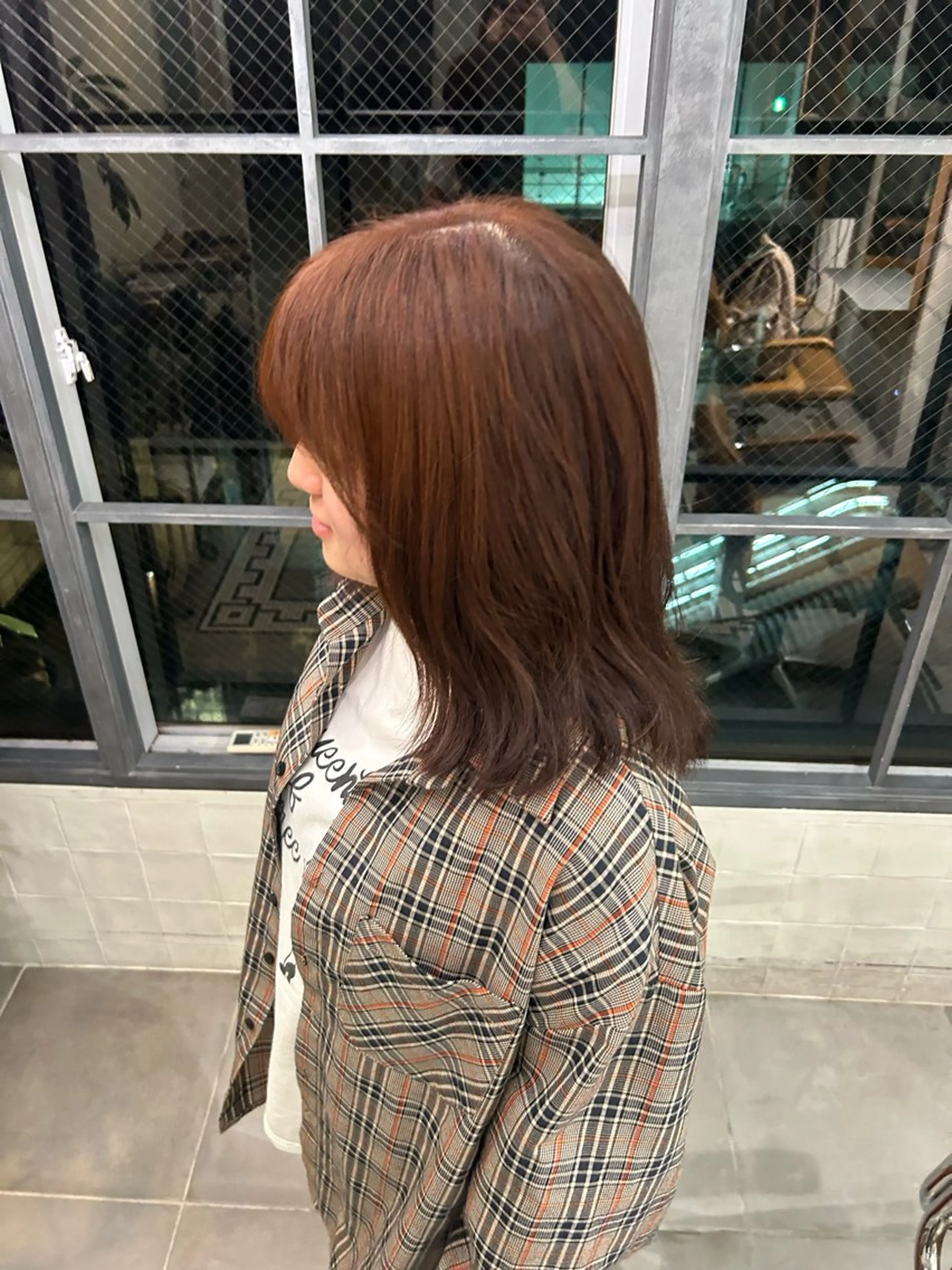 ミディアム カラー ブラウンカラー トリートメント 透明感似合わせカラー 🍀あかり🍀のヘアスタイル