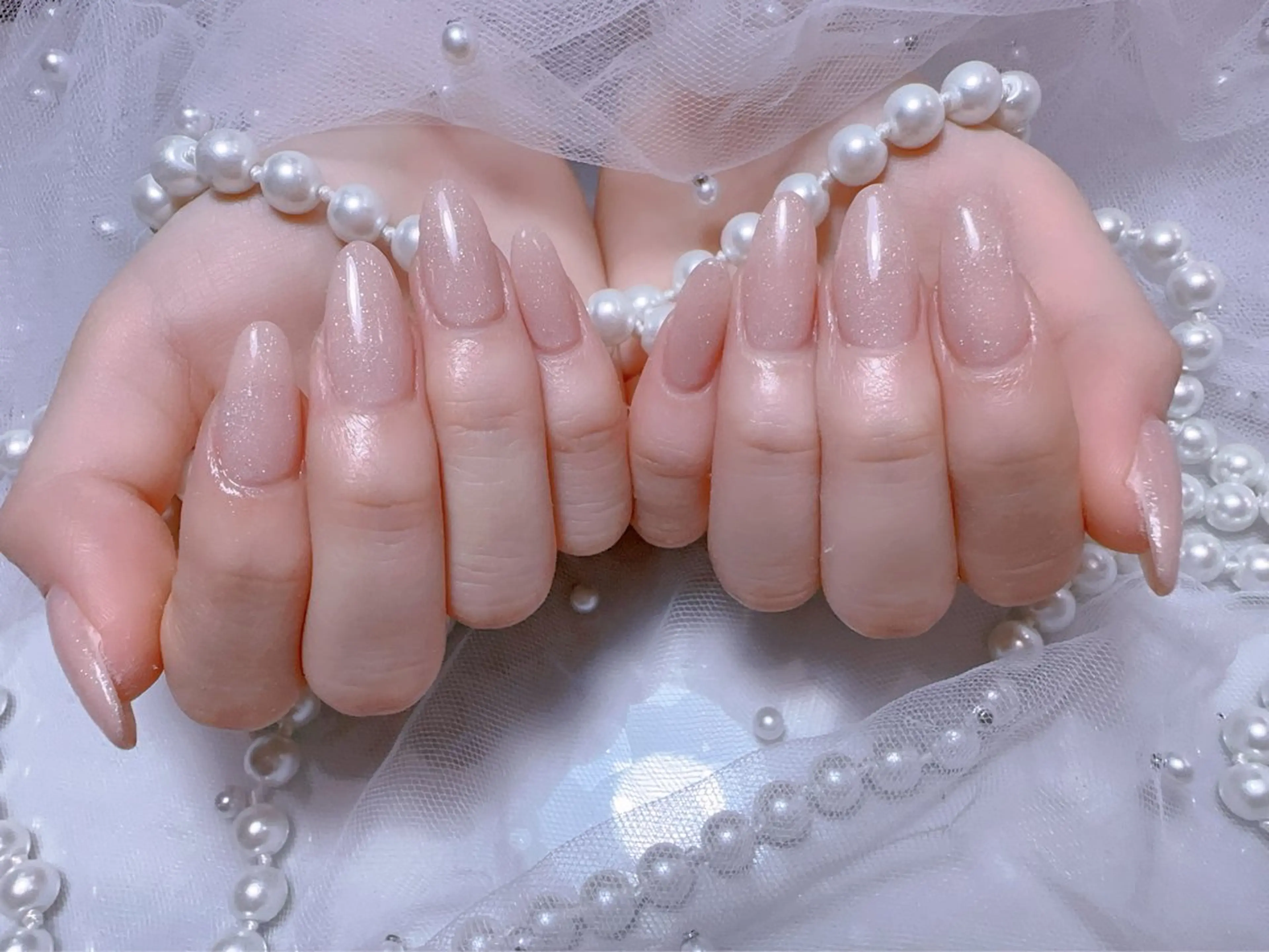 ネイル 長さ出し ワンカラーネイル ネイルチップ ハンドネイル You&Me Miyuのネイルデザイン