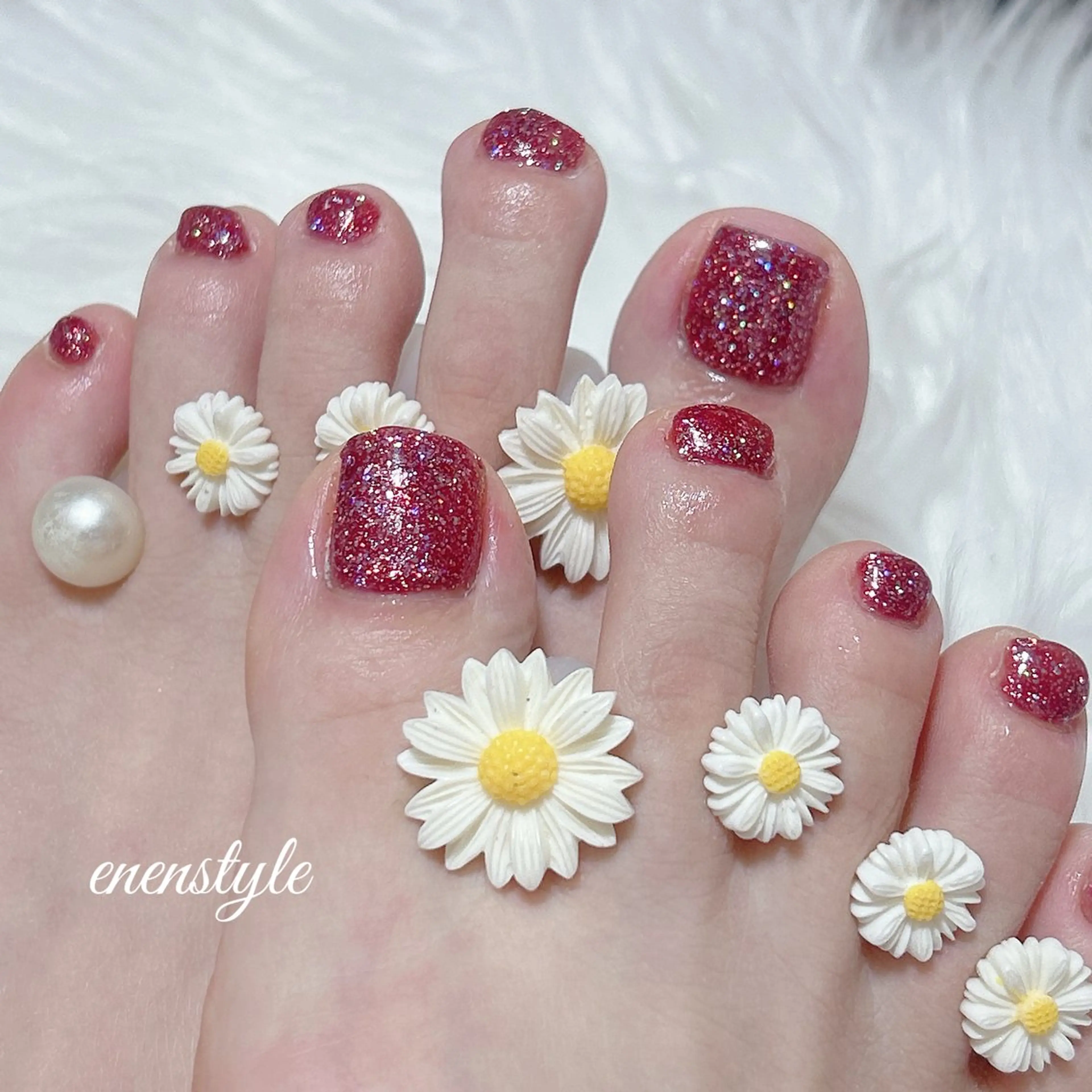 ネイル フットネイル enenstyle Porcelarts & Nail Salon所属・enenstyle YUAのネイルデザイン