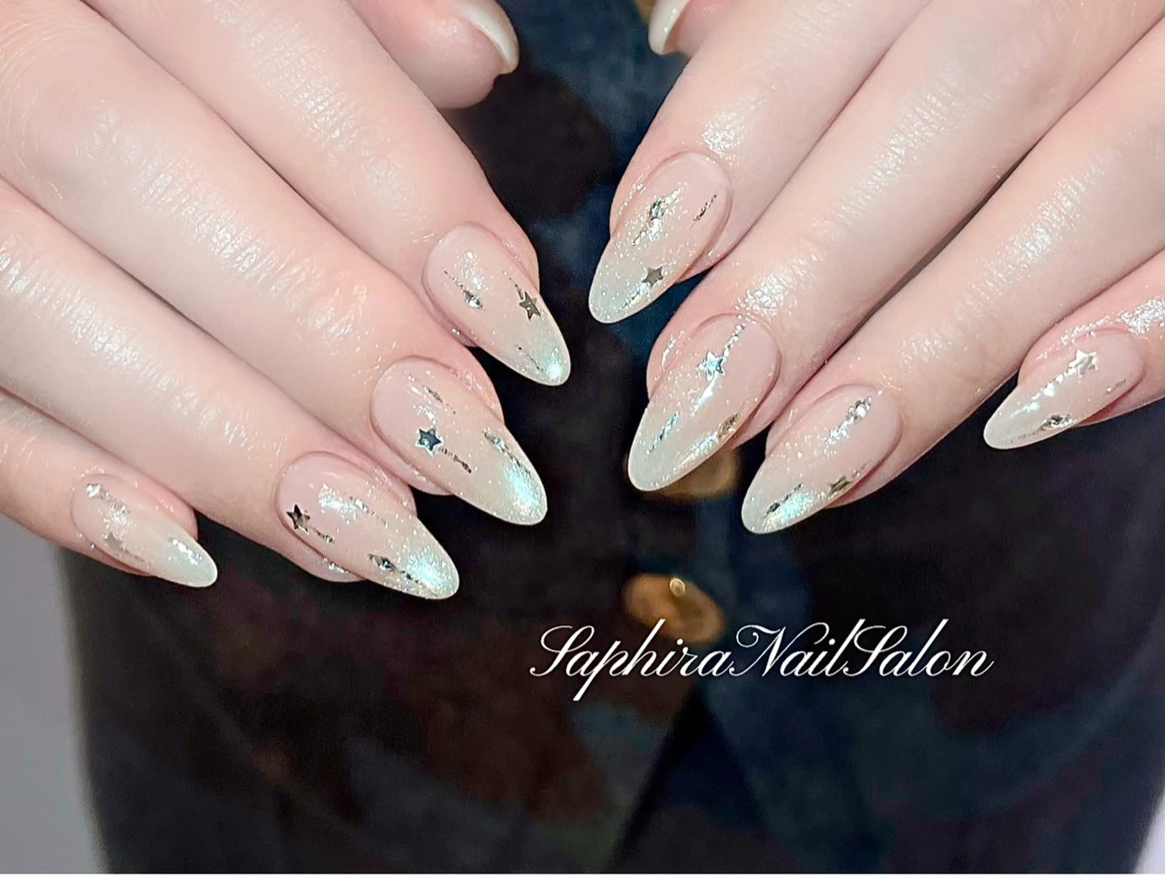 カラー ハンドネイル Saphiraネイル サロン錦糸町のネイルデザイン