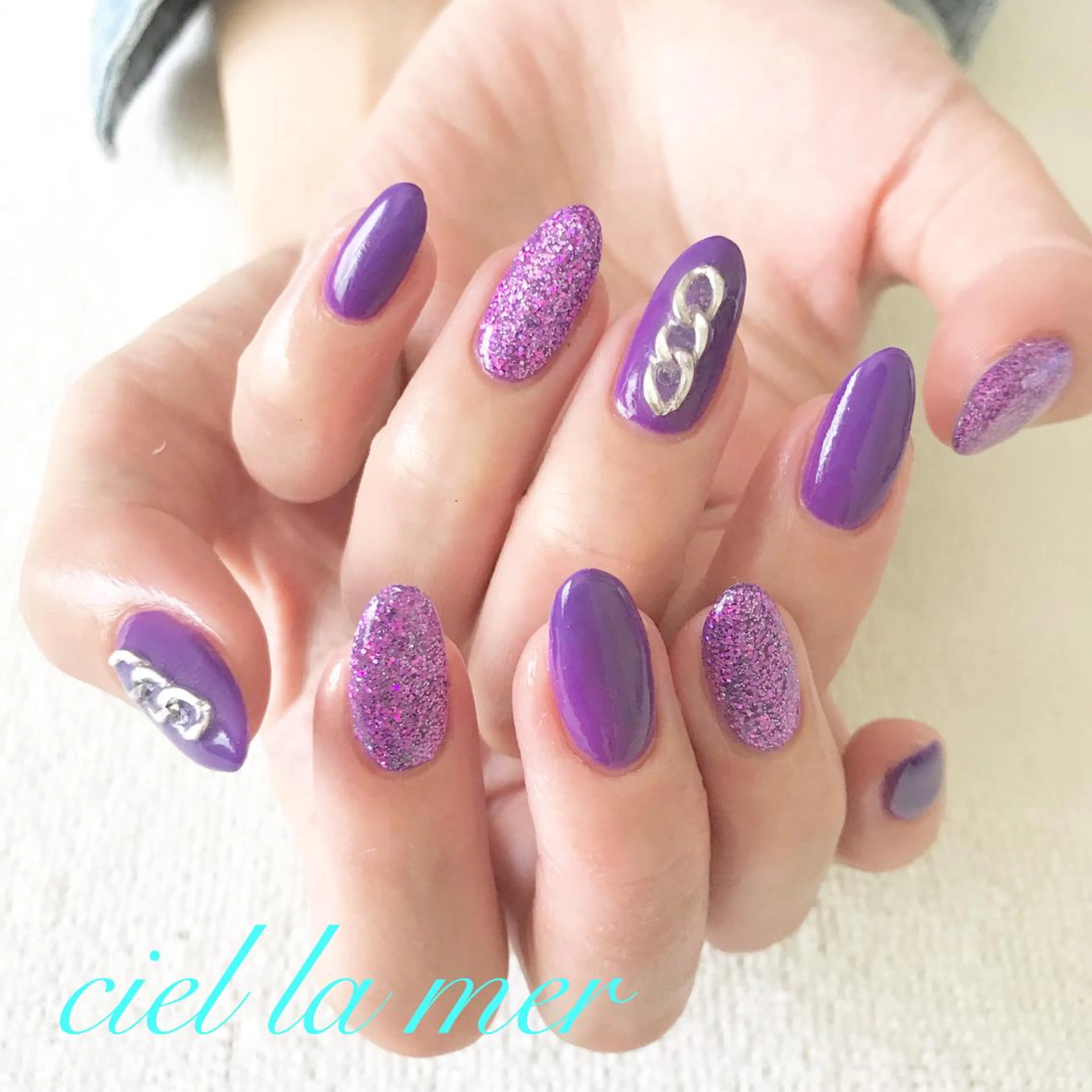 ネイル ハンドネイル フットネイル ciel la merのネイルデザイン