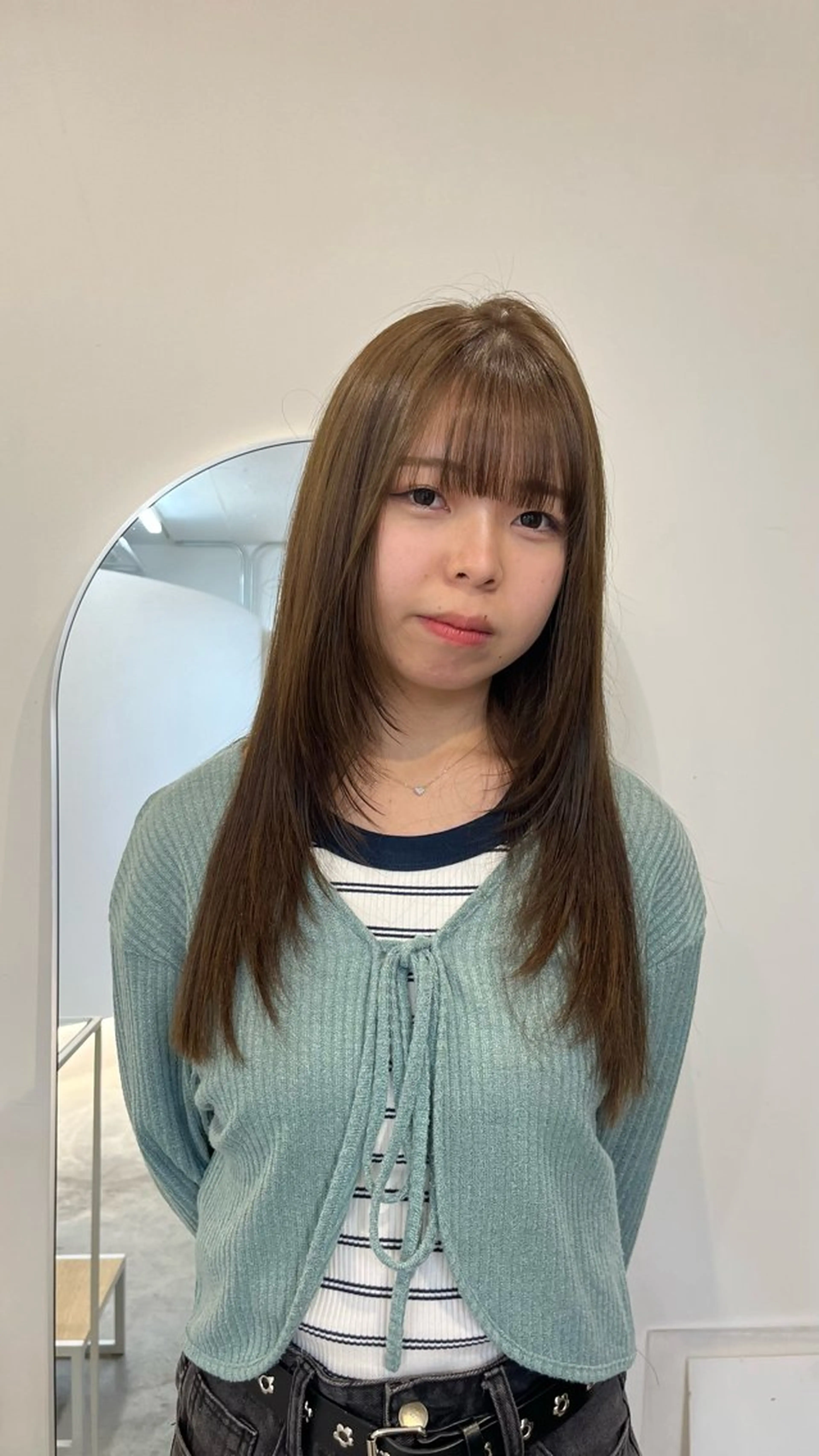 ロング ヘアカラー riko／ SYS by fitのヘアスタイル