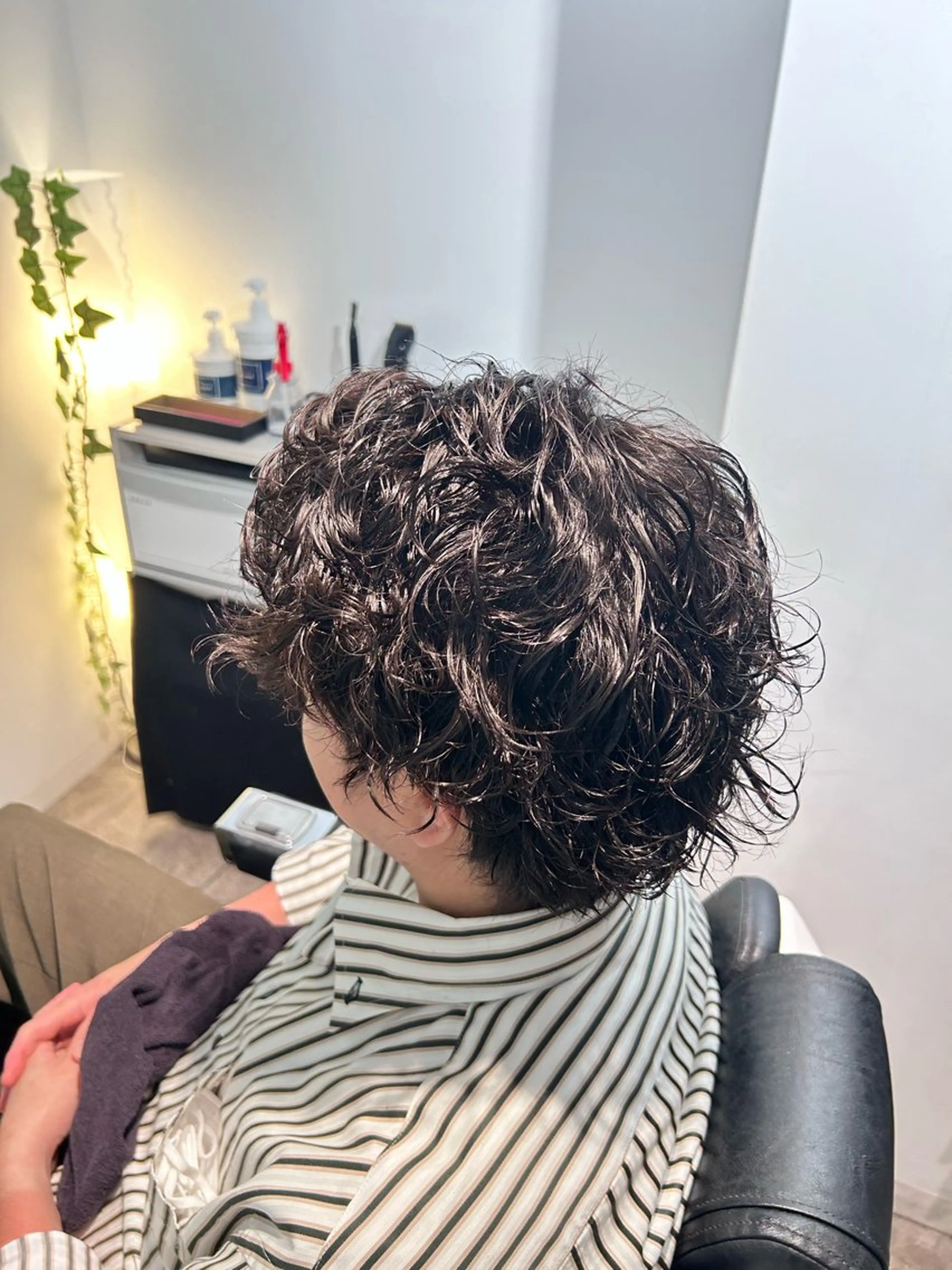 ショート パーマ メンズ メンズパーマ スパイラルパーマ カット パーマ FRISEUR/山本 美芽のヘアスタイル