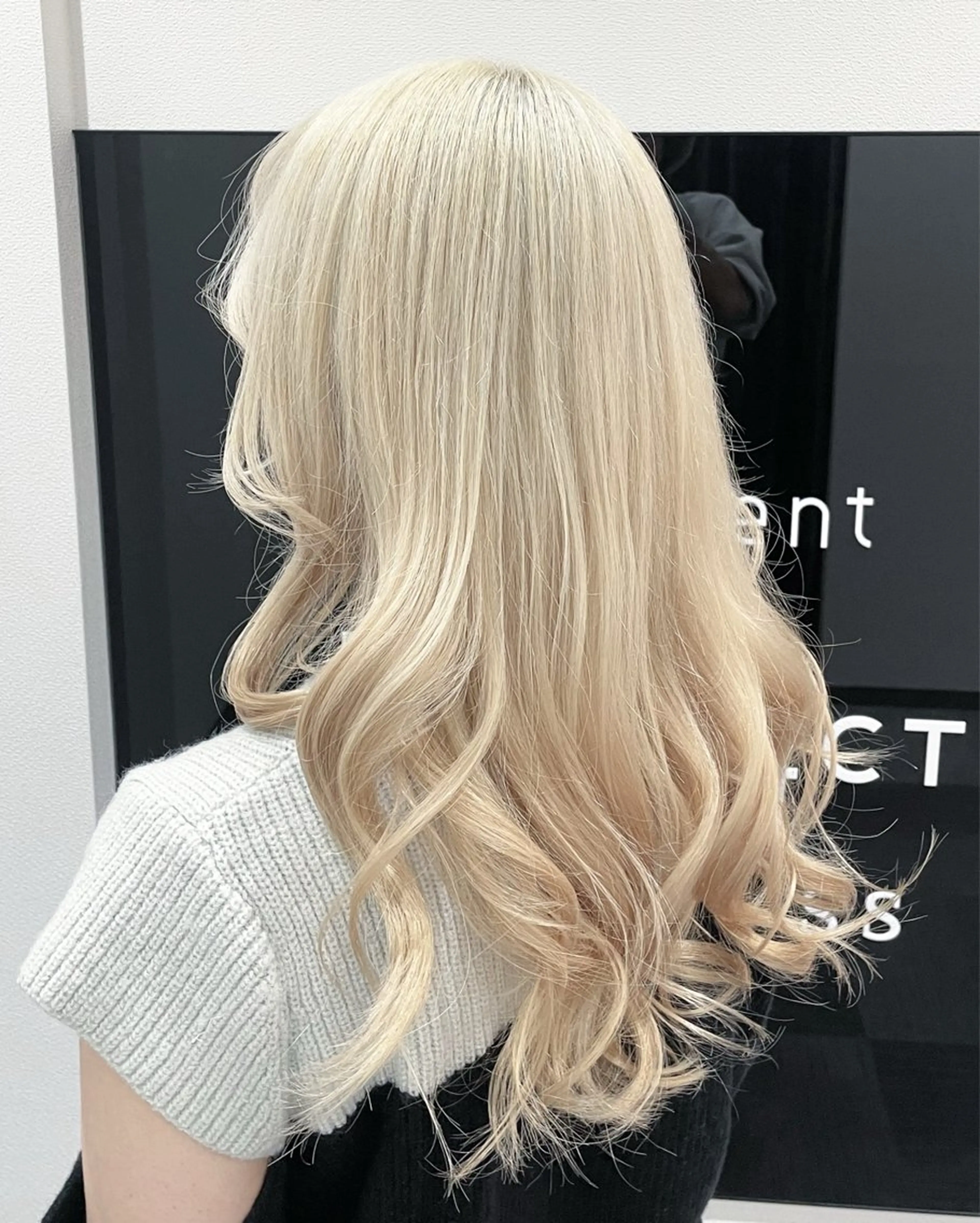 ロング カラー カット ヘアカラー 韓国風スタイル 北田陸斗のヘアスタイル