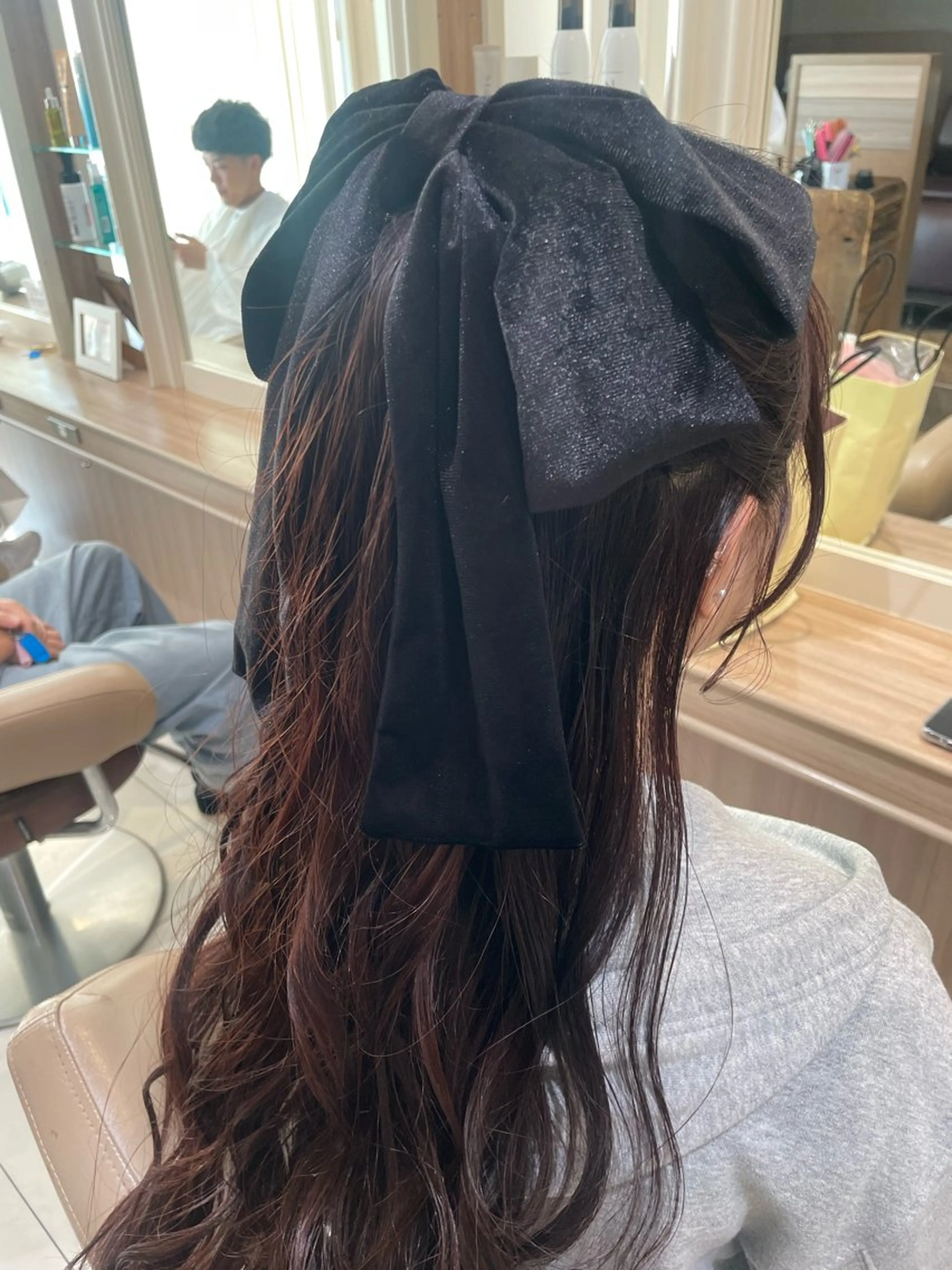 ロング ヘアアレンジ ヘアセット 韓国ヘアメイク🎀/ 縮毛矯正✨山本媛香のヘアスタイル