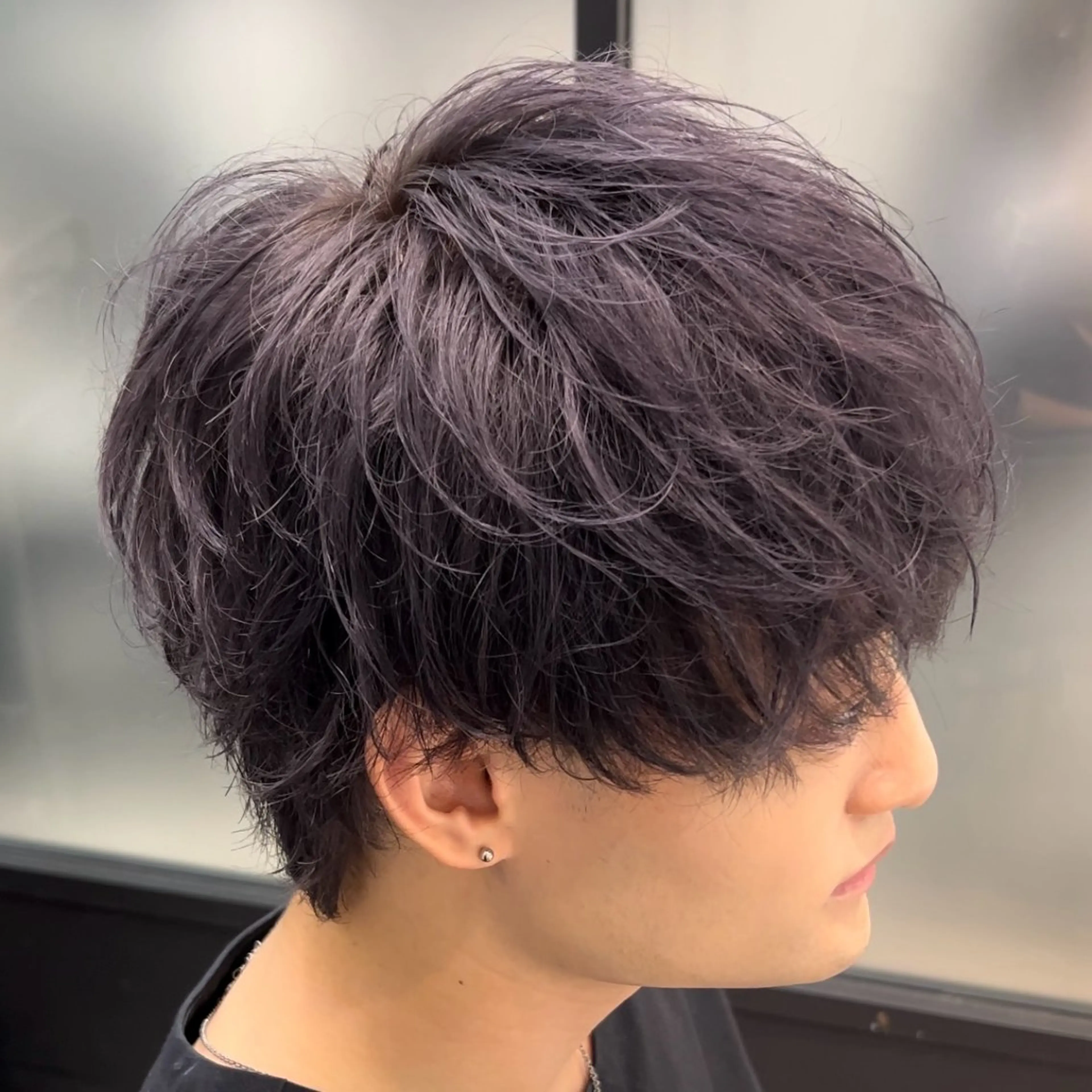 カラー メンズ メンズブリーチ マッシュウルフ マッシュ メンズウルフカット ブリーチ カット ヘアカラー 渋谷メンズヘア/ 加藤優一のヘアスタイル