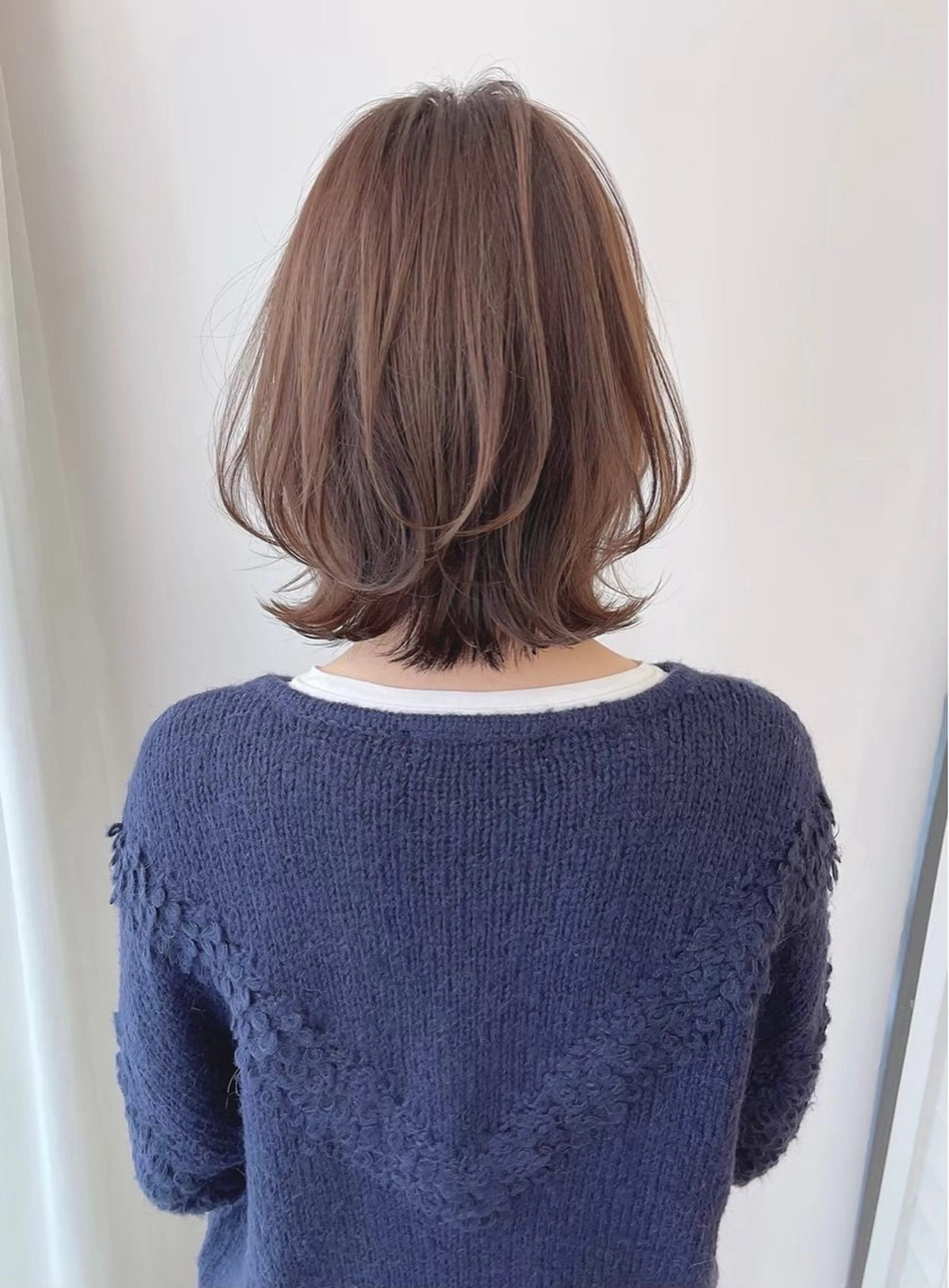 セミロング カラー ハイトーン/カラー/ ヘアセット/松田健佑のヘアスタイル