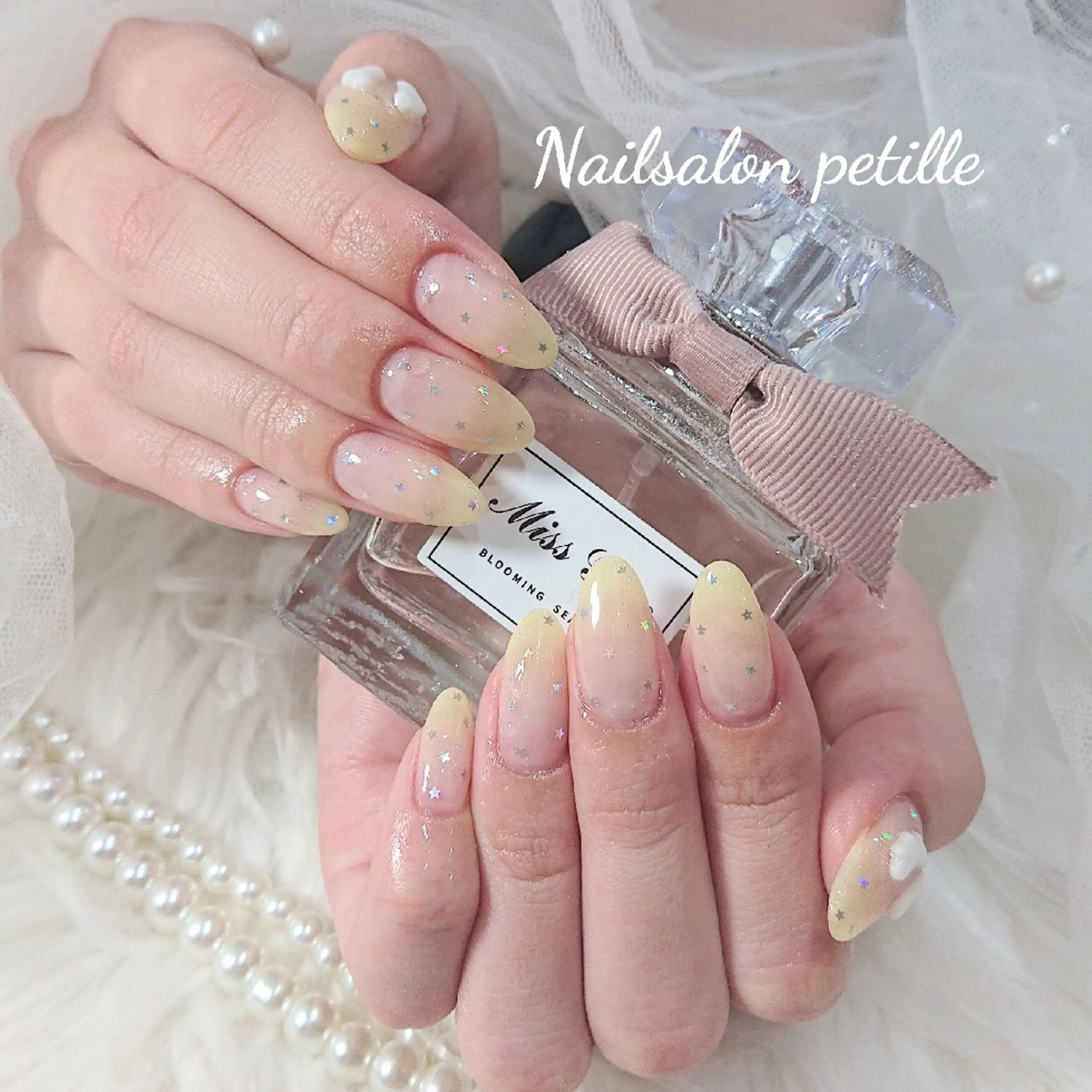 ネイル 黄色 ハンドネイル たかなし かなのネイルデザイン