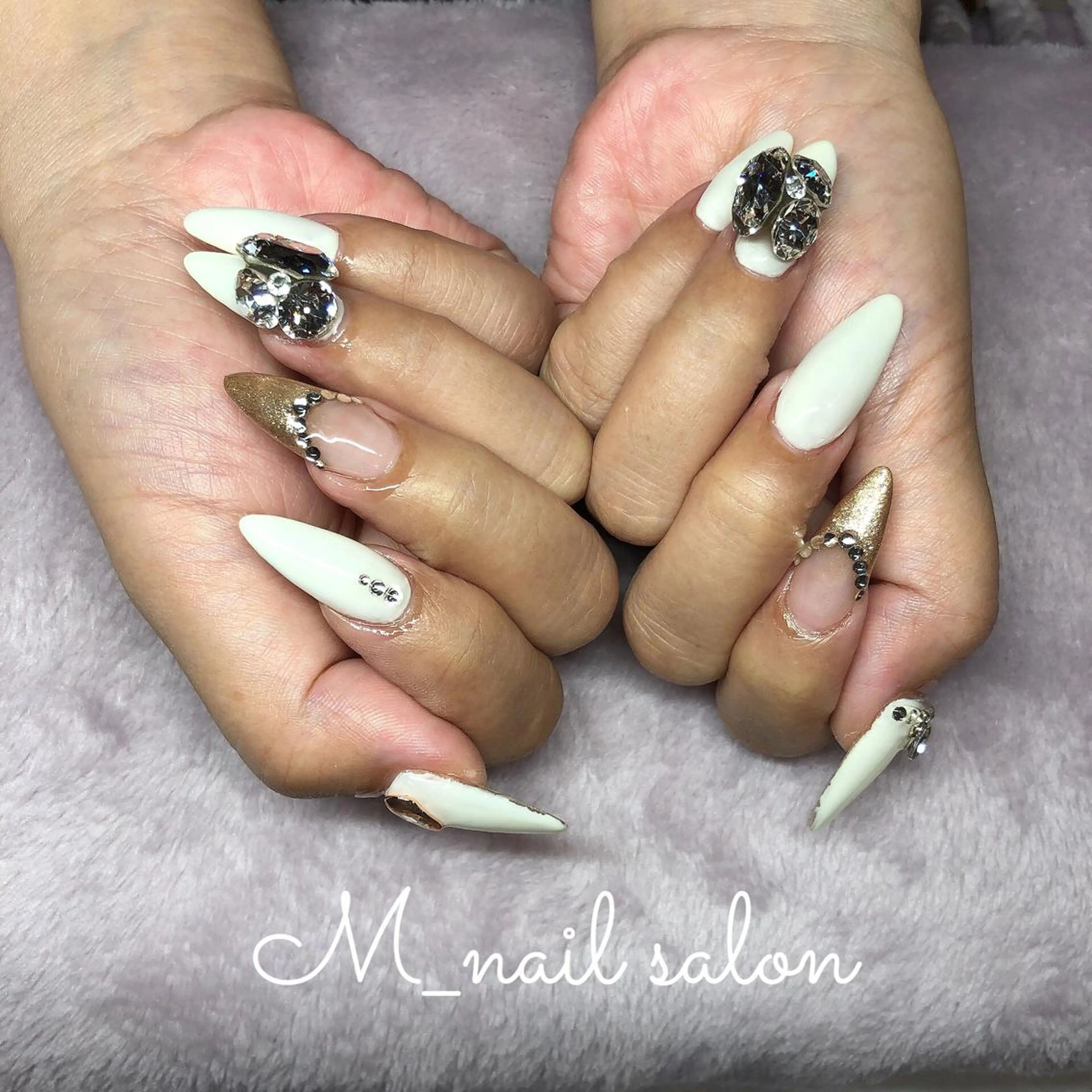 ロング ネイル M_ nail salonのネイルデザイン