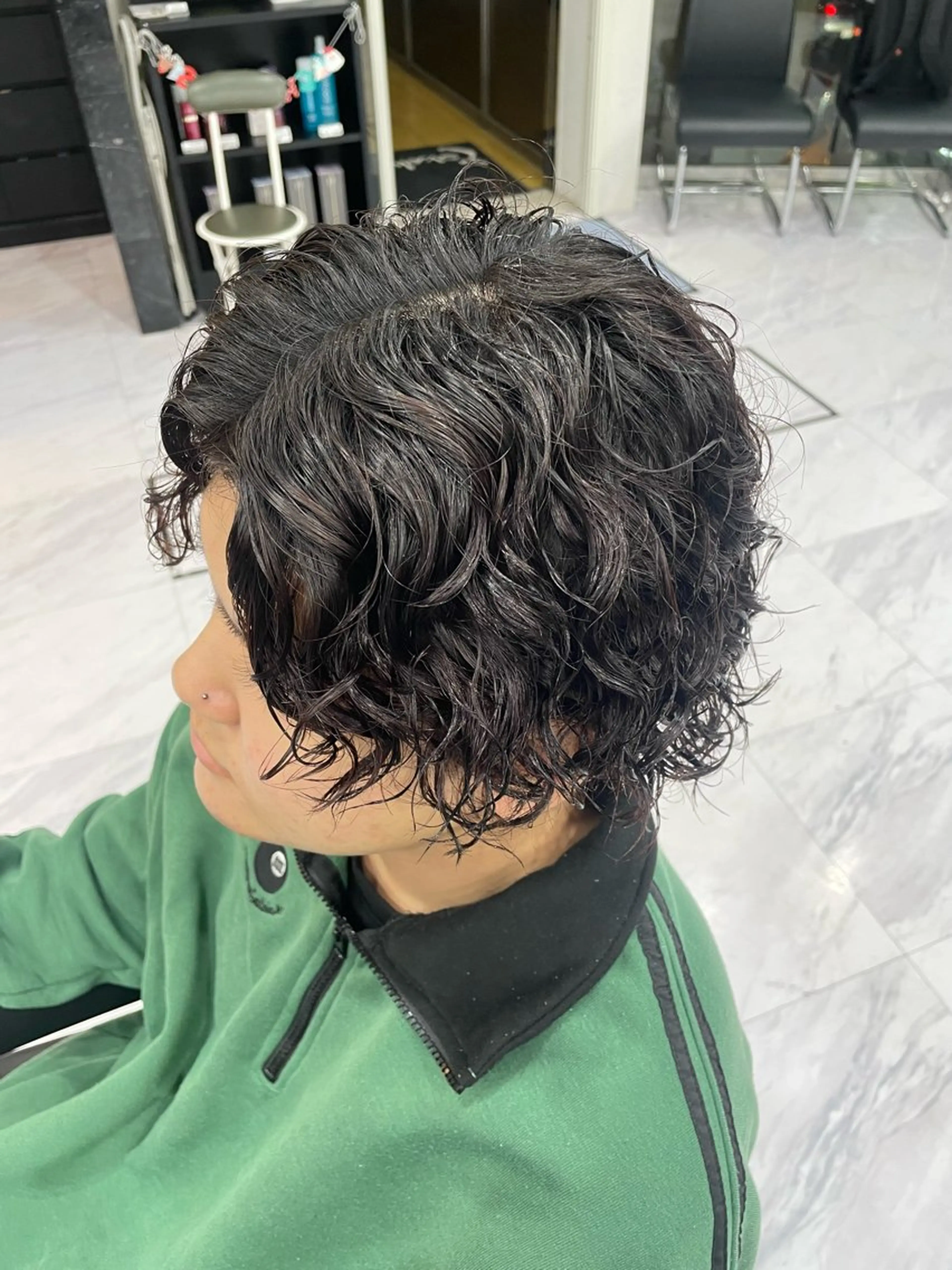 パーマ メンズ メンズパーマ デート スパイラルパーマ REEED渋谷店所属・🍒KUMAGAI 🍒のヘアスタイル