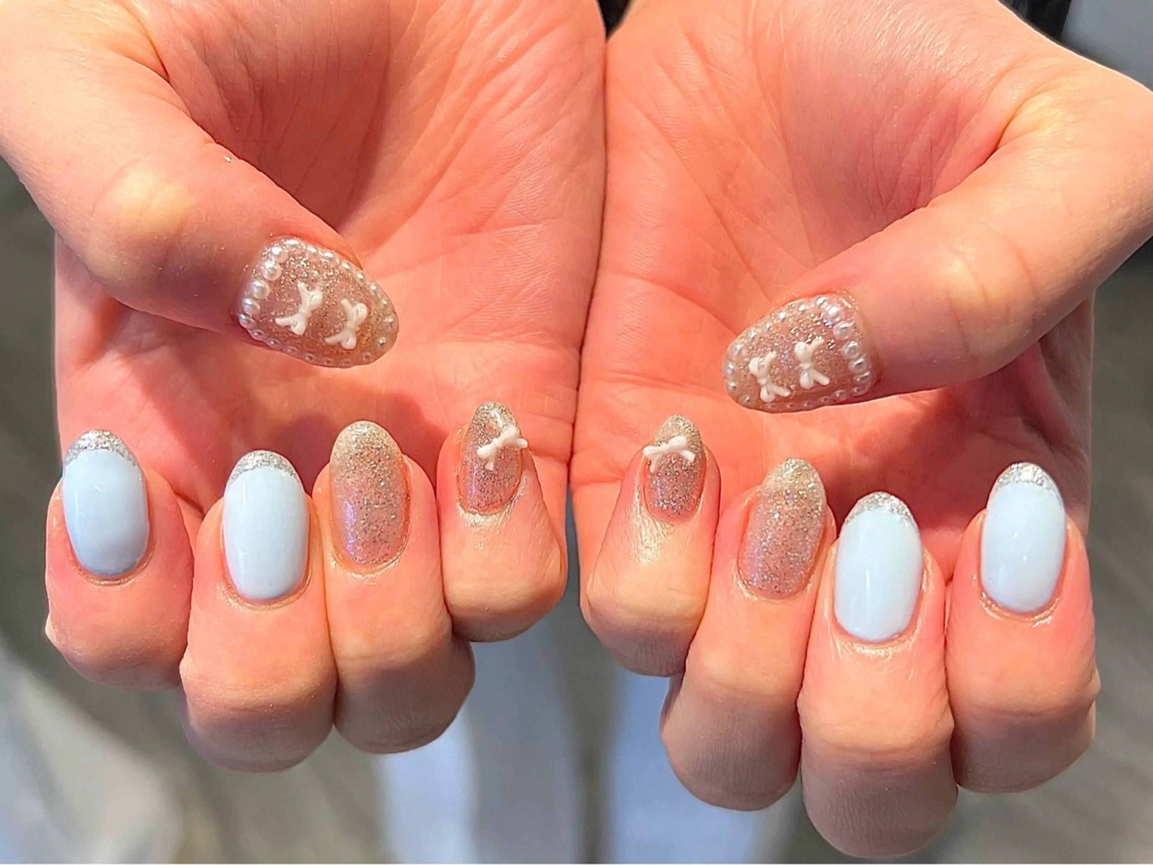 ネイル ハンドネイル 🫧💜 Yoshizawaのネイルデザイン