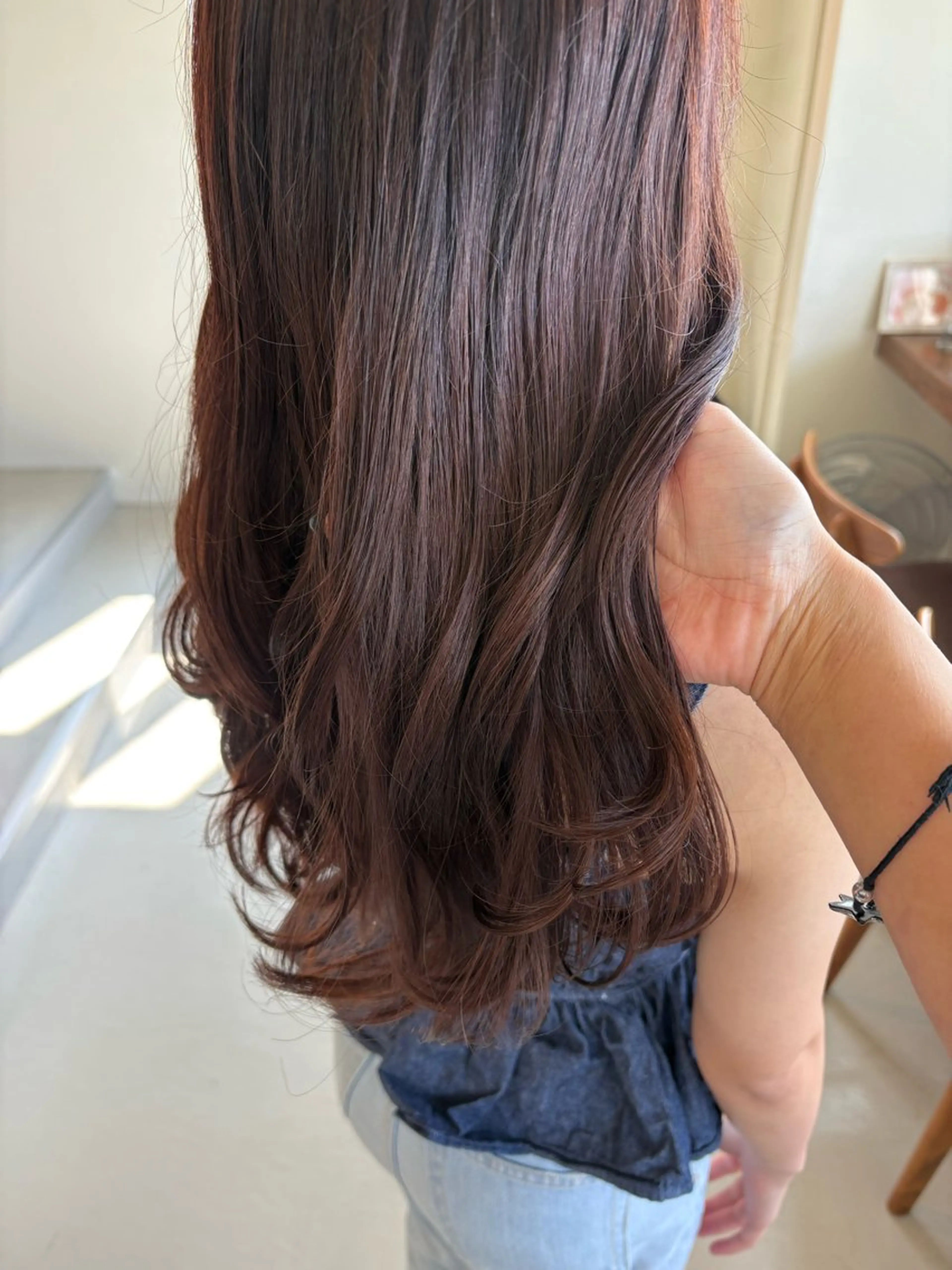 カラー カット ヘアカラー ミディアムレイヤー/ 艶カラーNorikaのヘアスタイル