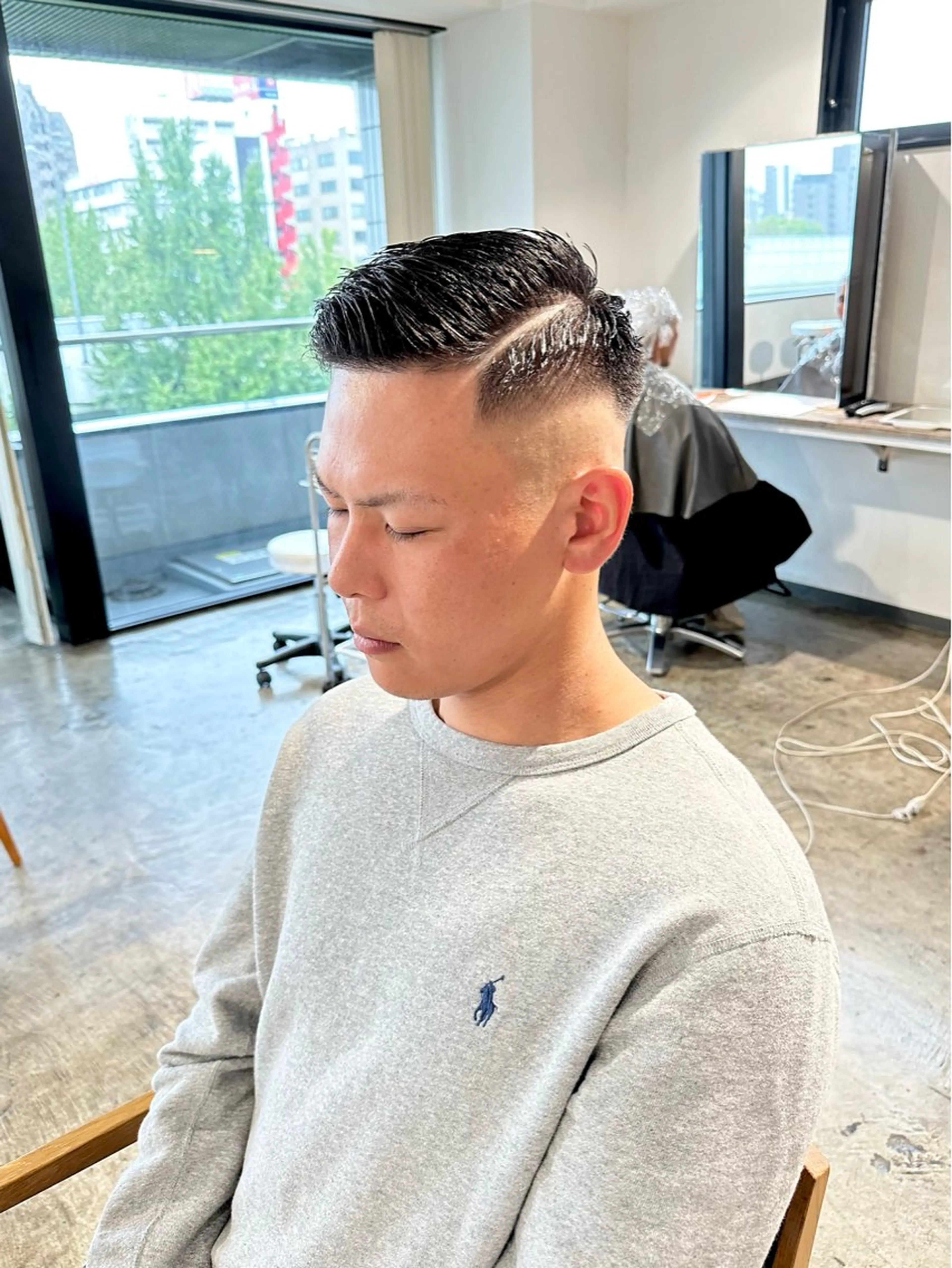 ︎【Men's限定】💫骨格補正メンズフェードカット+シャンプー+クイックヘッドスパ+肩マッサージ✂︎の写真