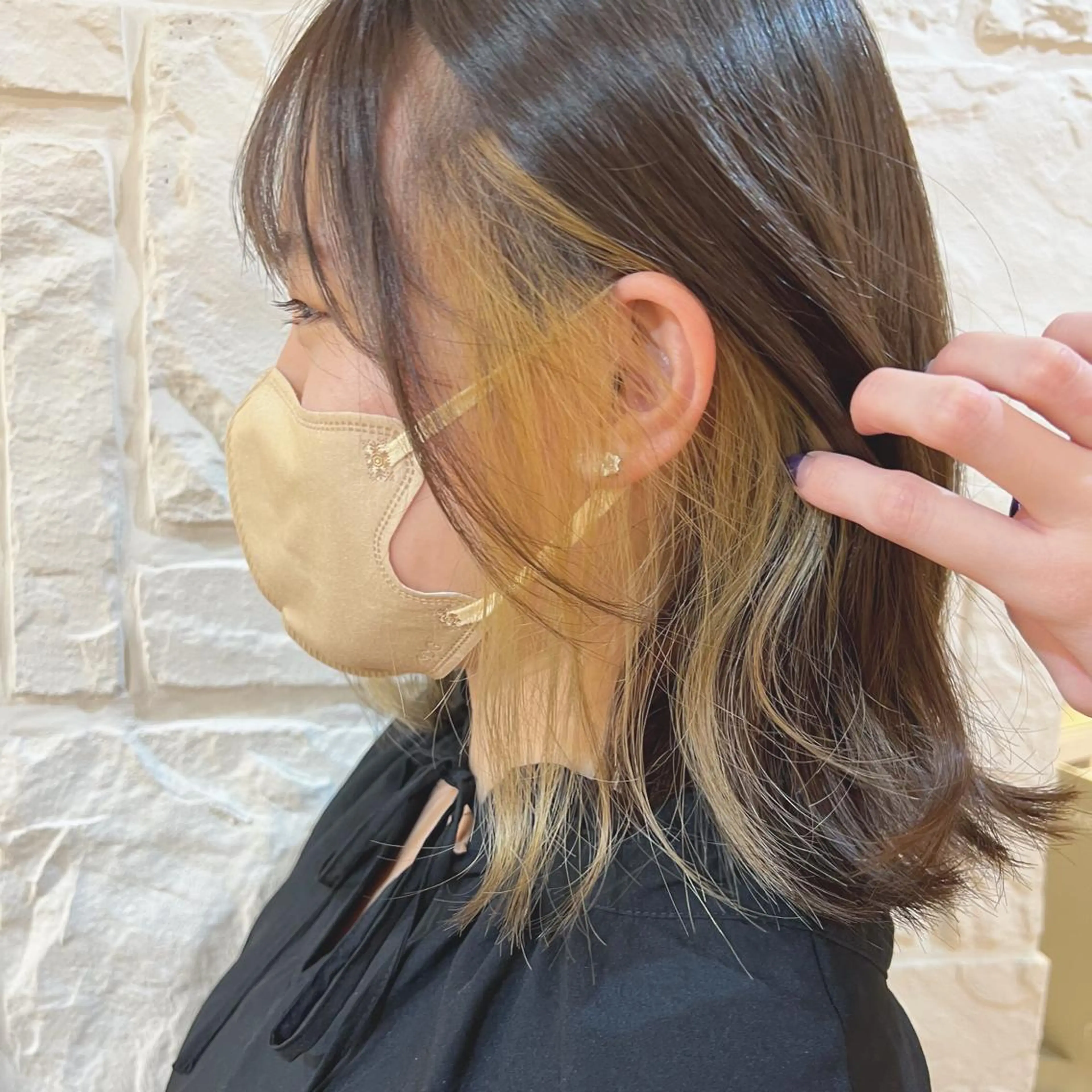 ミディアム Loem【ロエム】所属・RINA 【Loem】のヘアスタイル