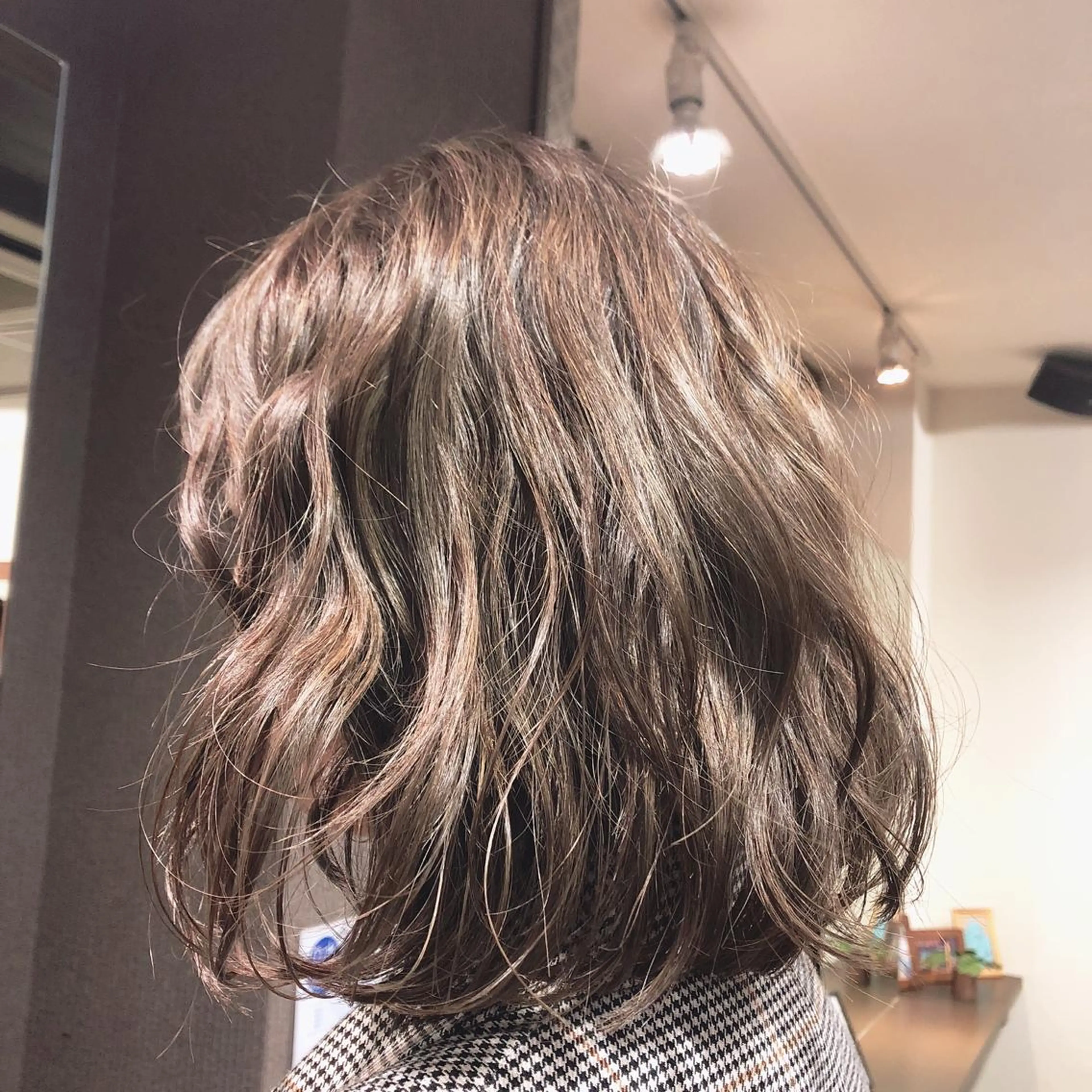 ミディアム カラー カット ヘアカラー トリートメント pep natsumiのヘアスタイル