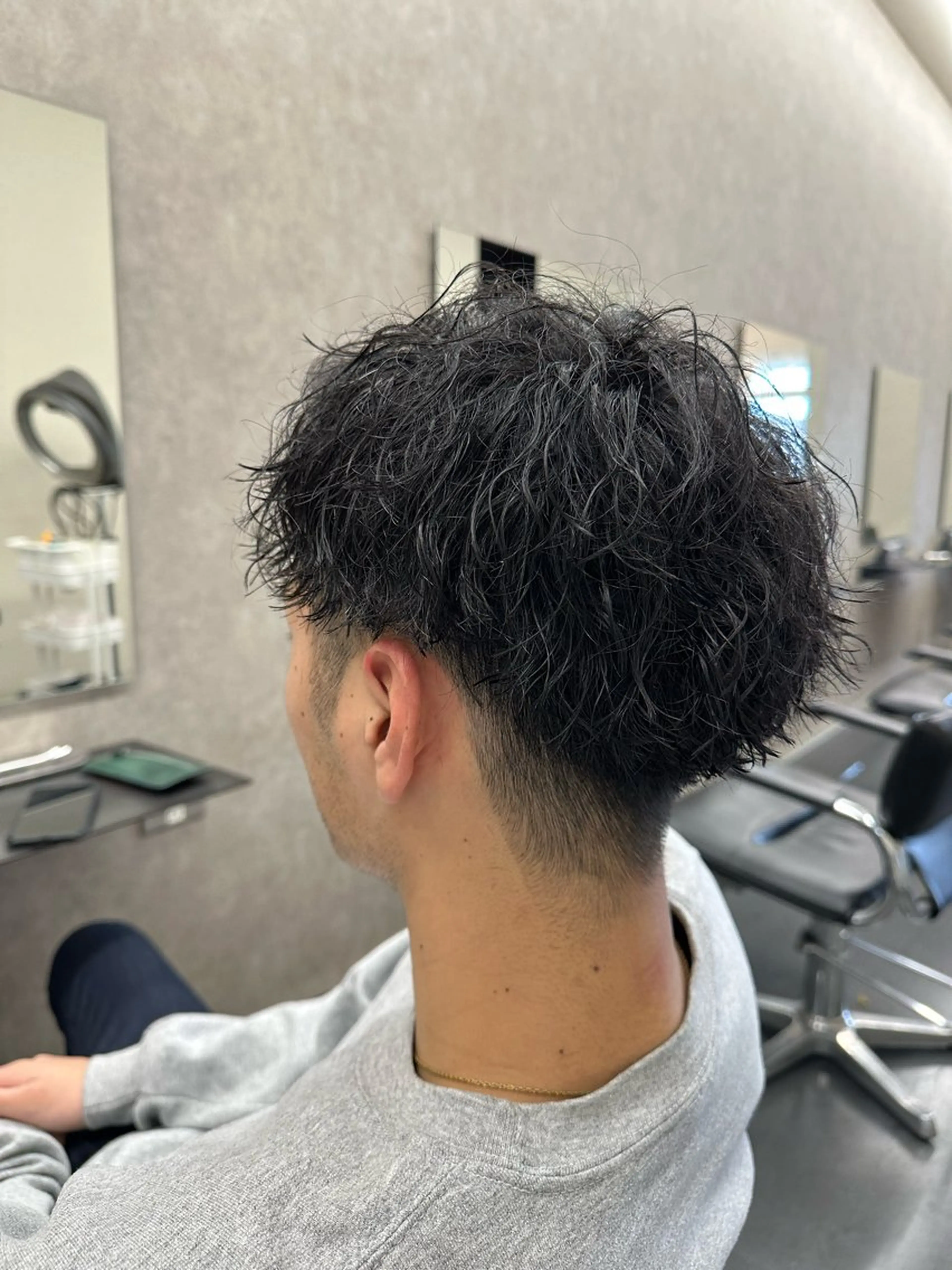 メンズ メンズパーマ 福田 拓人のヘアスタイル