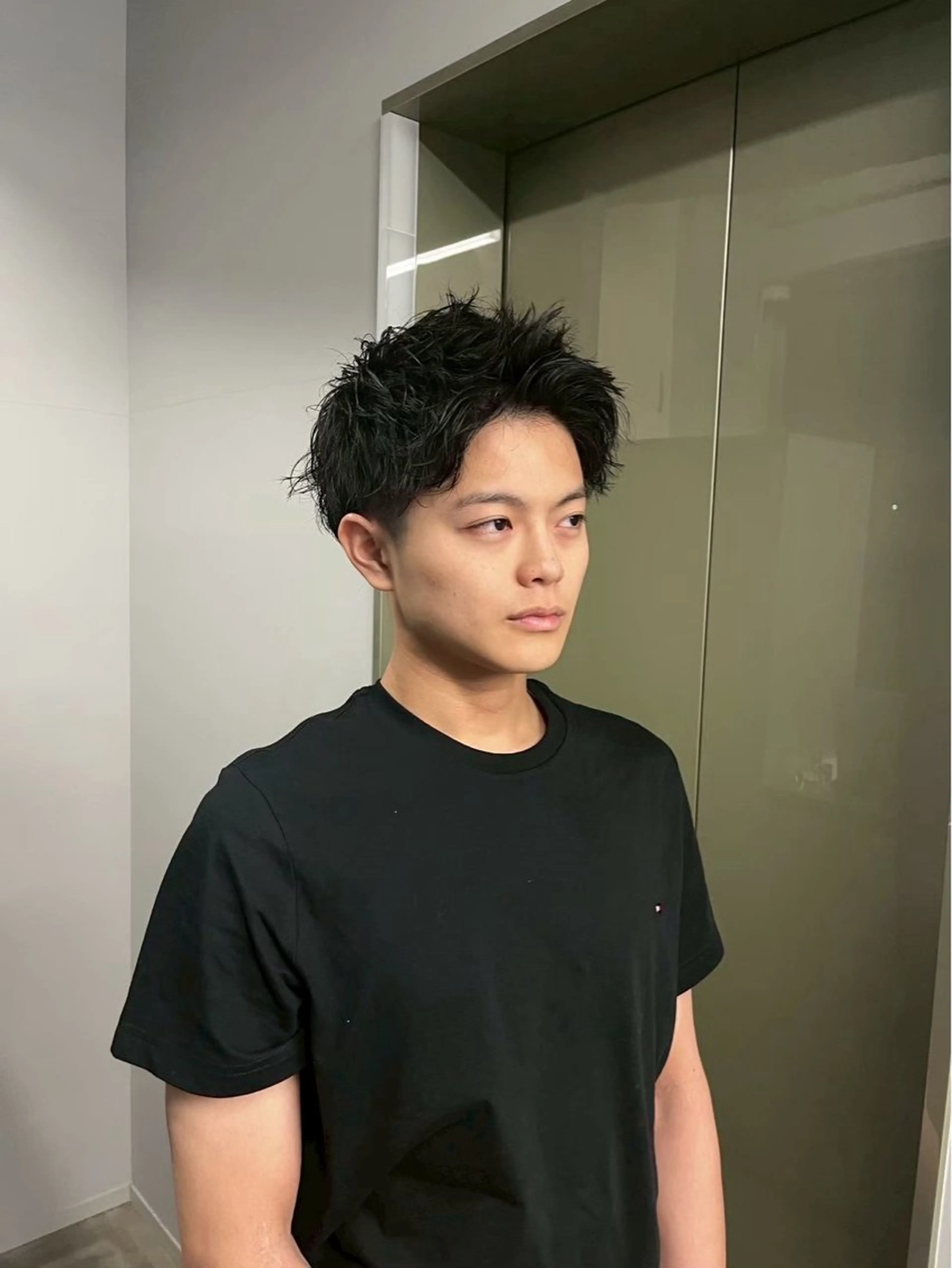 ショート カラー メンズ カット ヘアカラー メンズ特化/韓国風 ニュアンス/ときなのヘアスタイル