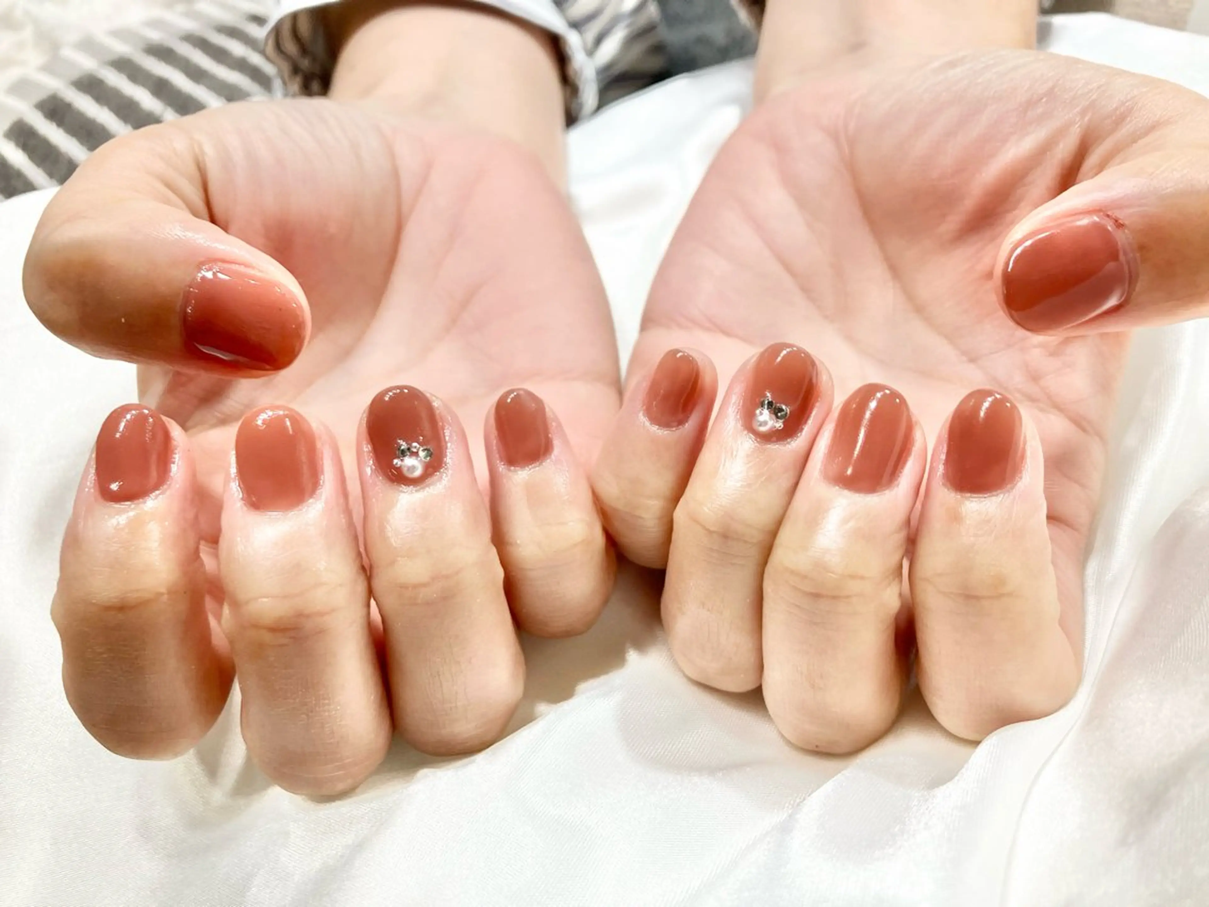 ネイル ワンカラーネイル ハンドネイル nailsister まゆのネイルデザイン