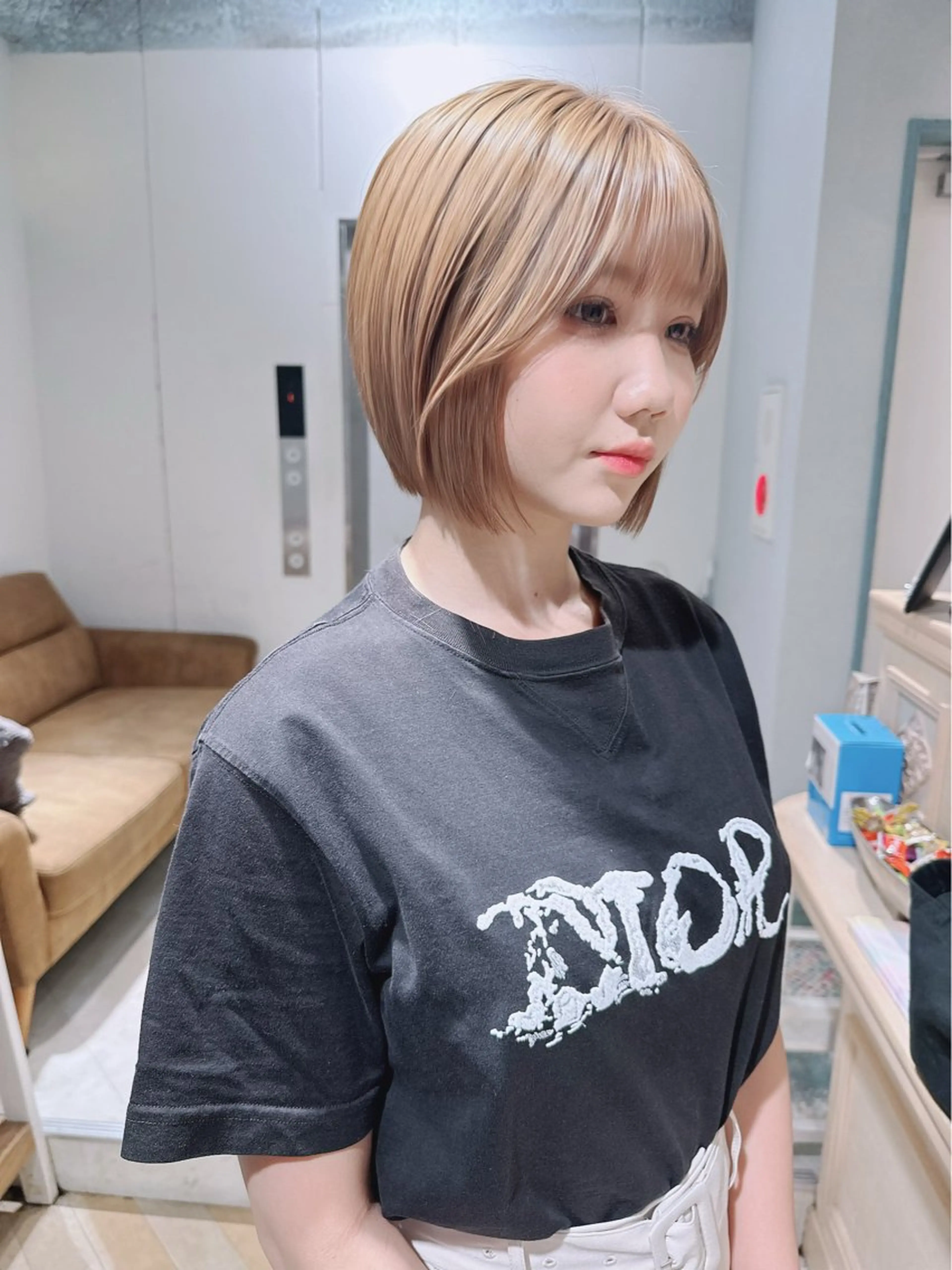 ショート カラー カット 縮毛矯正 トリートメント Lond jeloud 名古屋所属・髪質改善 の達人/杉原碧仁のヘアスタイル