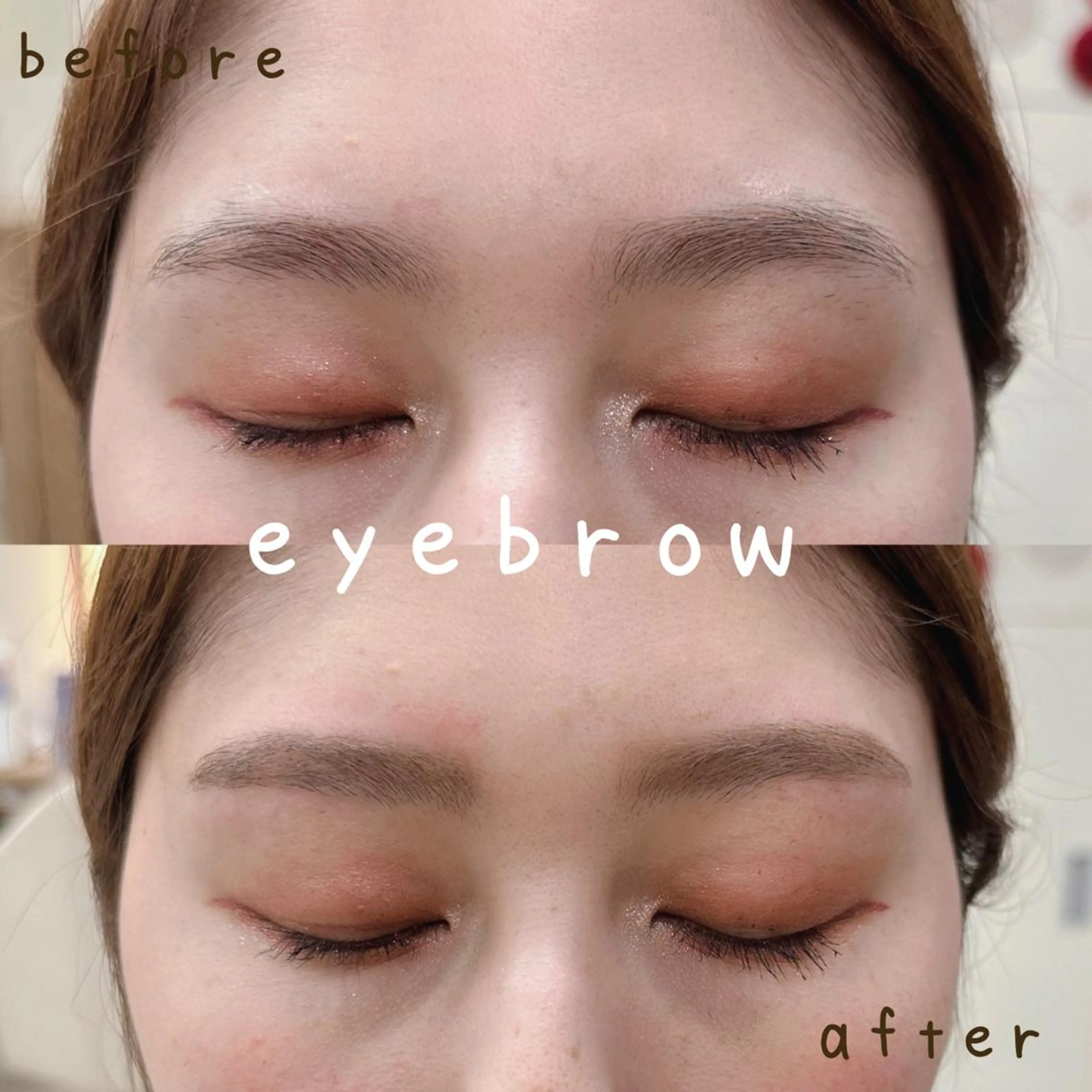 アイブロウ ハイトーン/暖色/ 眉/メイク/Rinaのヘアスタイル