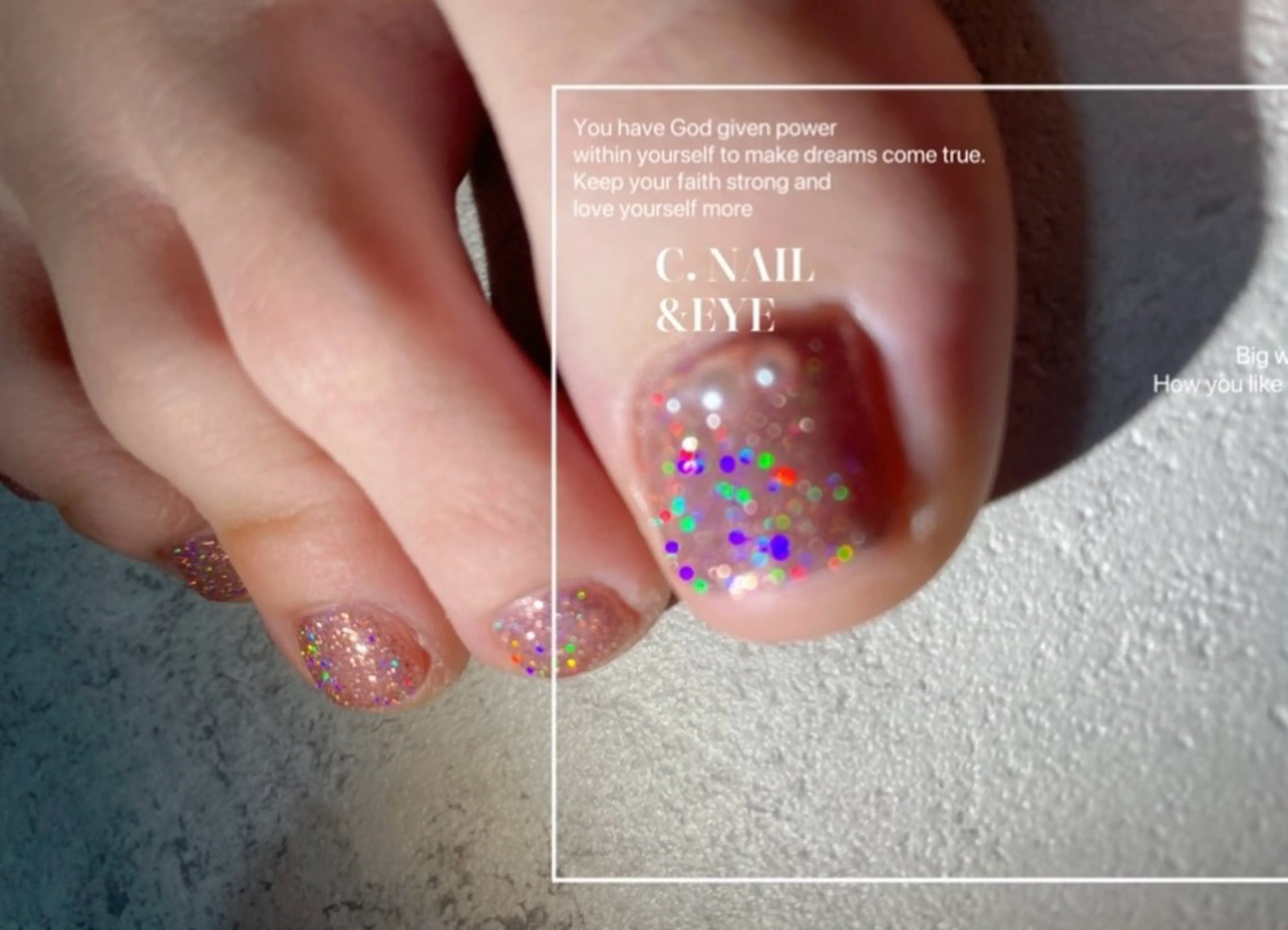 ネイル フットネイル フットネイル C.Nail &Eye筑紫駅のネイルデザイン