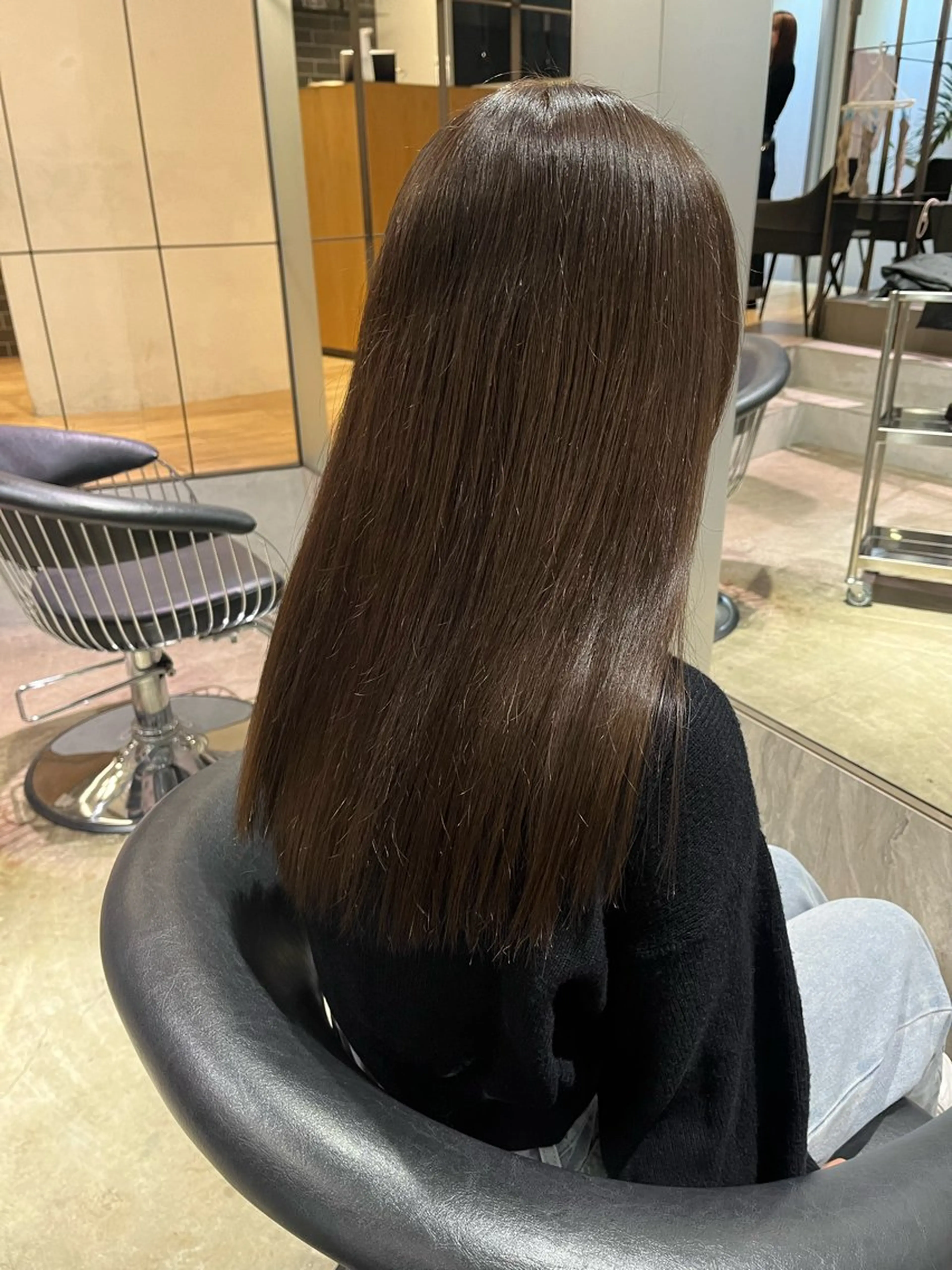 ロング 須藤 優真 切りっぱなしボブのヘアスタイル