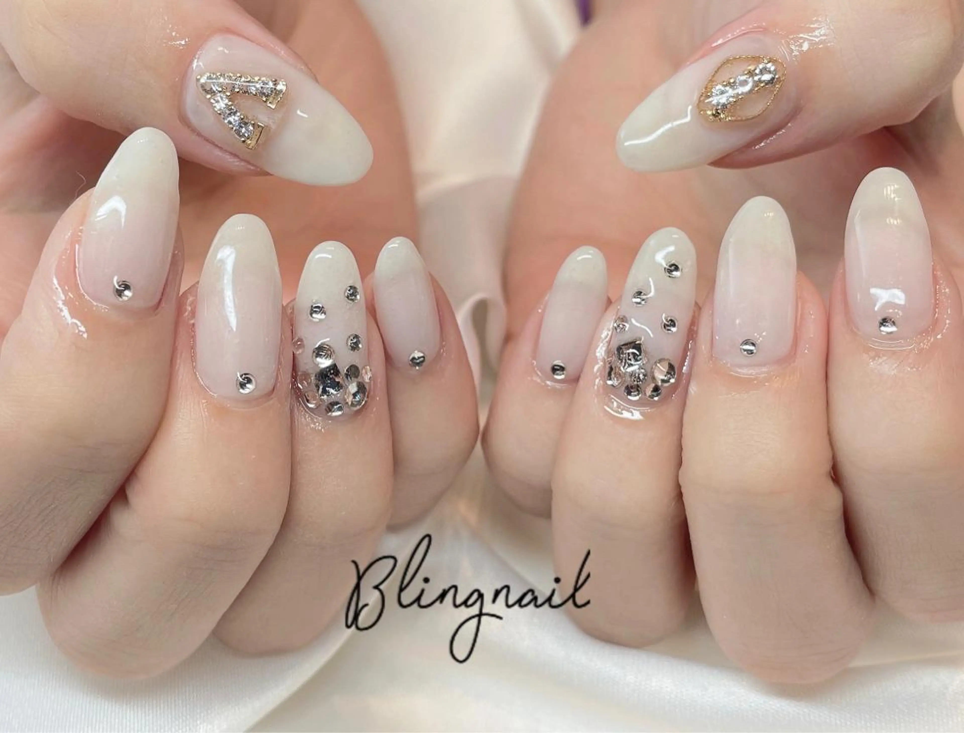 ネイル 23時まで❤︎韓国、 ワンホンネイルのネイルデザイン